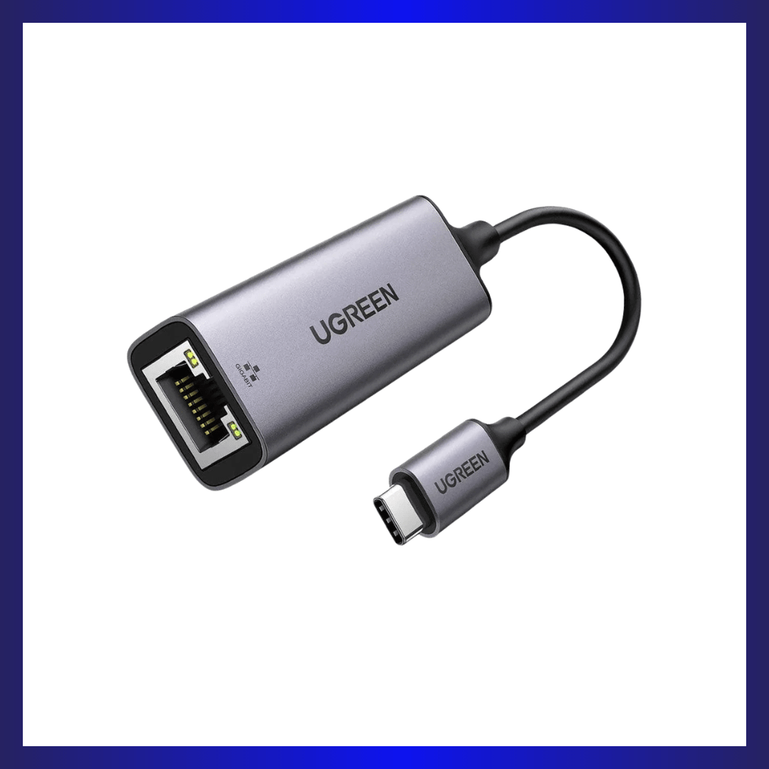 UGREEN USB-C 3.1 Gen1 To Gigabit Ethernet Adapter 10CM (SPACE GRAY) | GigaHertz