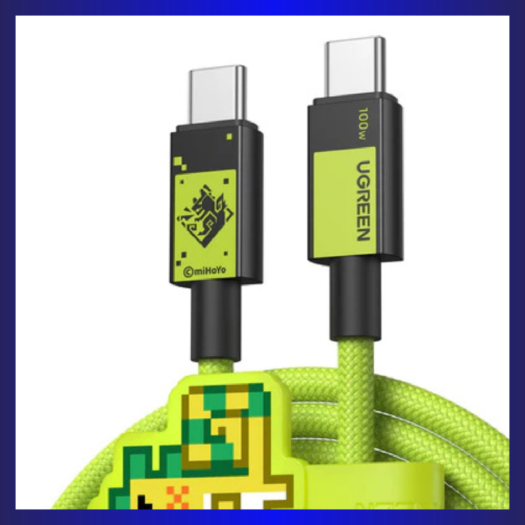UGREEN 100W 1m USB-C to USB-C PD Fast Charging Cable (Genshin Impact Design) (45063GI)