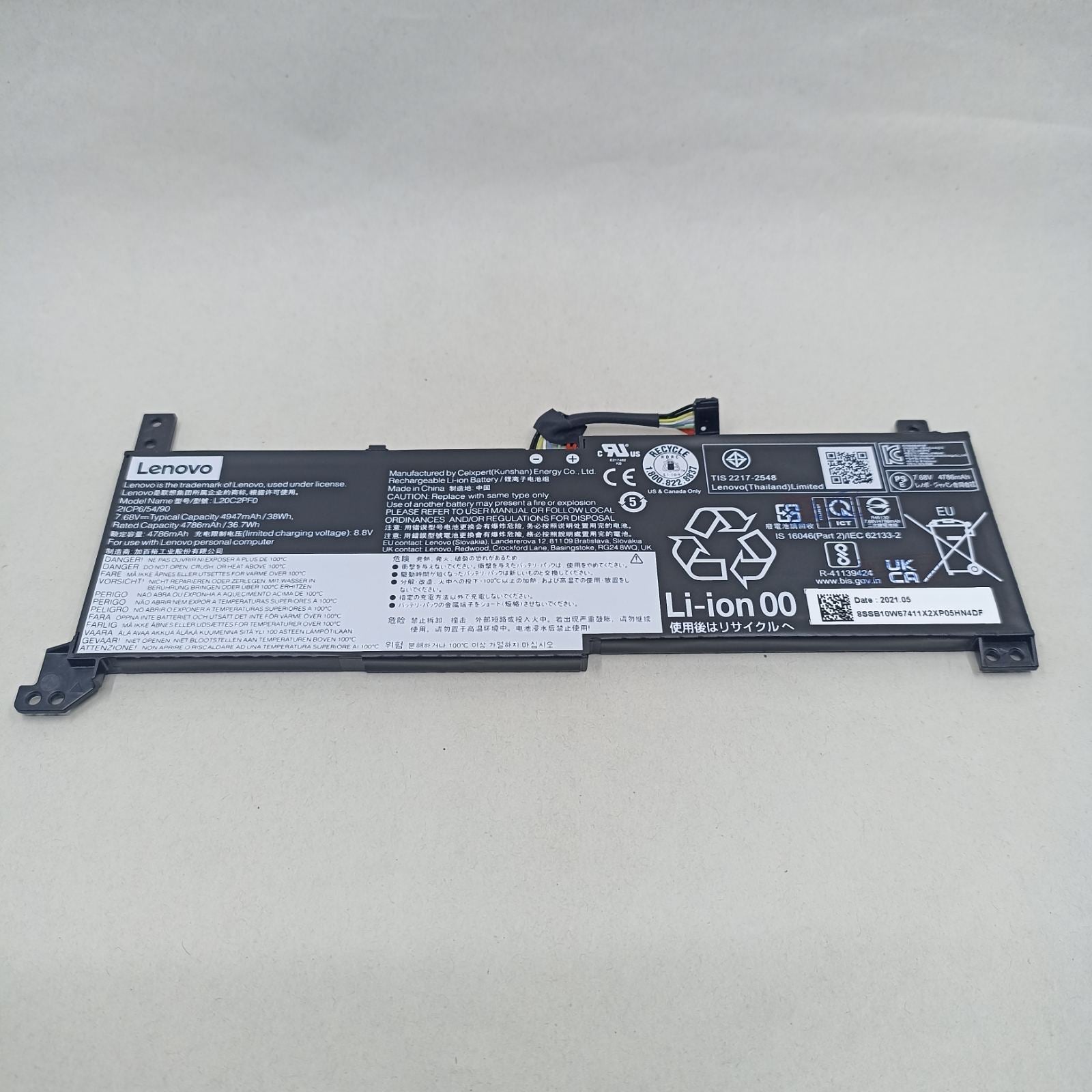 Replacement Battery for Lenovo IdeaPad 3-15ITL6 A1