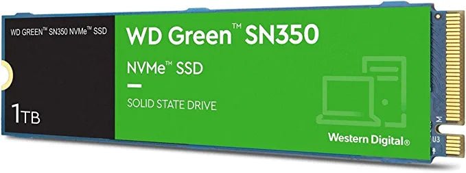 Western Digital WDS100T3G0C 1TB SN350 M.2 NVME GREEN | Gigahertz