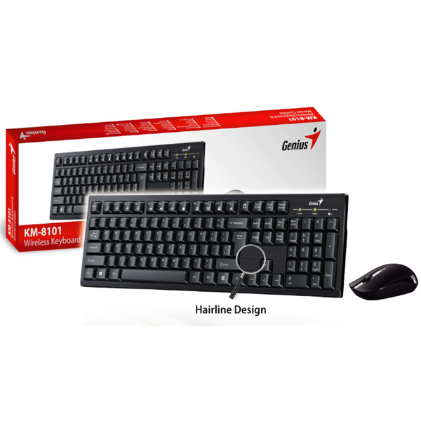 Genius Smart KM-8101 Wireless Multimedia Keyboard and Mouse Combo