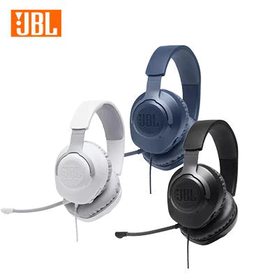 JBL QUANTUM 100 WIRED OVER-EAR GAMING HEADSET WITH A DETACHABLE MIC