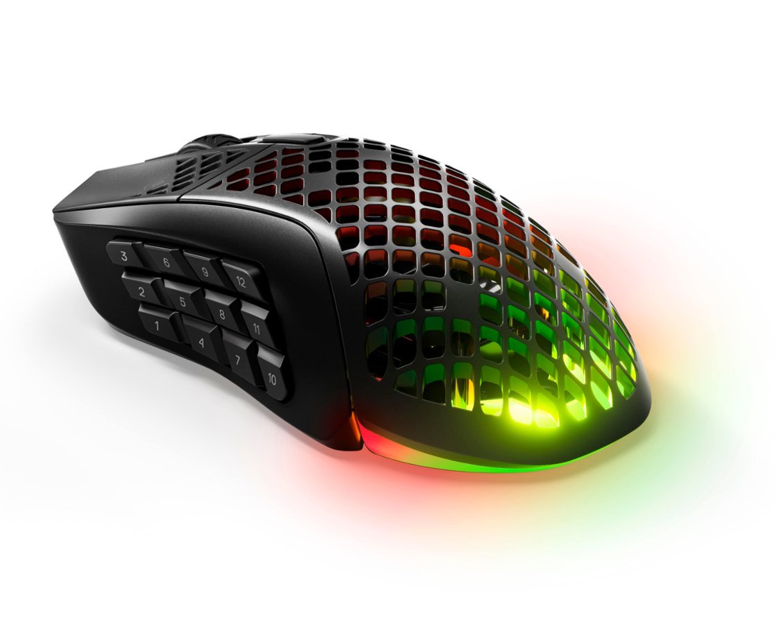 SteelSeries Aerox 9 With 18 Programmable Buttons Wireless Optical Gaming Mouse