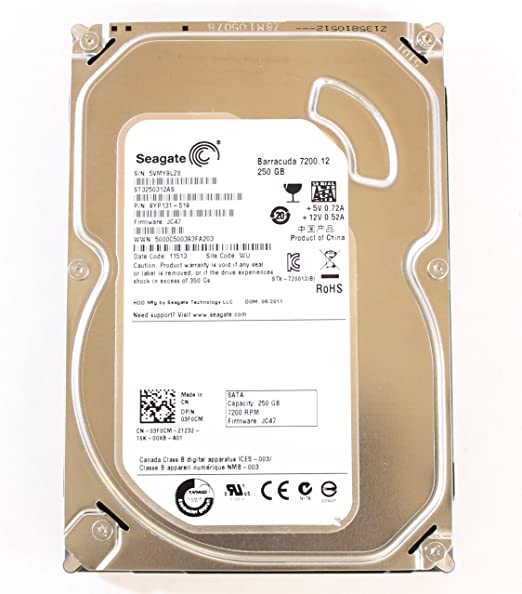 Ugyldigt illoyalitet Styrke Seagate ST3250312AS 250GB HDD