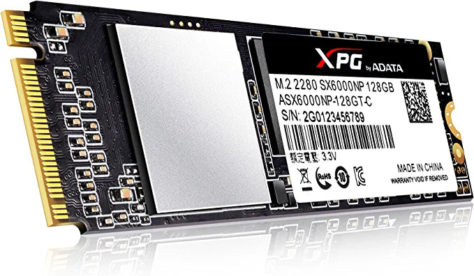 Adata XPG SX6000 128GB PCIe GEN3X2 M.2 2280 SSD