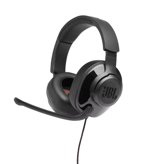 JBL Quantum 300 Hybrid Wired Over Ear Gaming Headset With Quantum Surr