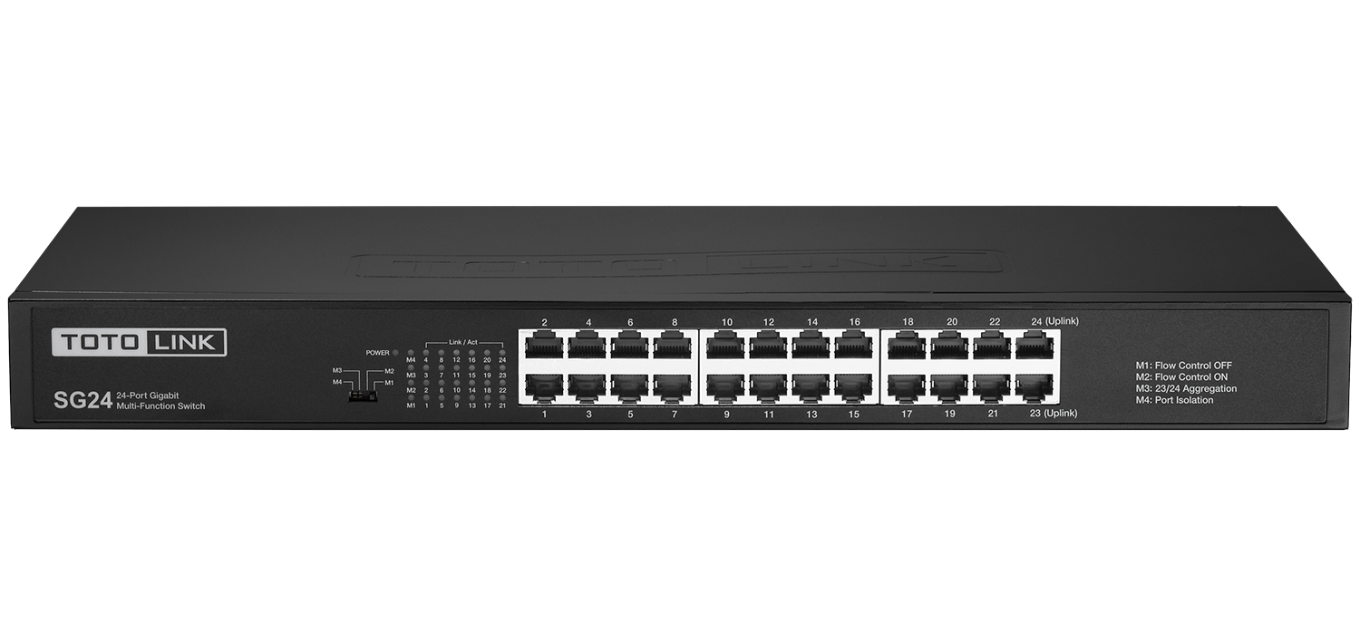 TotoLink SG24 24 Ports Gigabit Switch Hub
