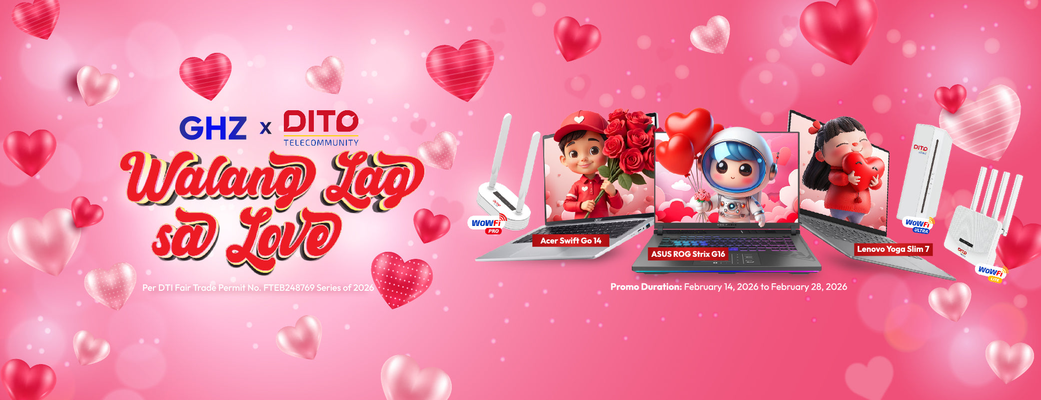 DITO X GHZ: Walang Lag sa Love!