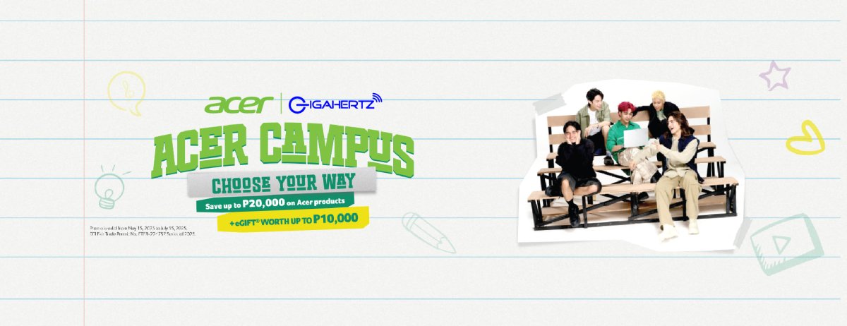 Acer Back To School Promo - Gigahertz