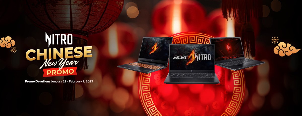 Acer Nitro Chinese New Year Promo 2025 - Gigahertz