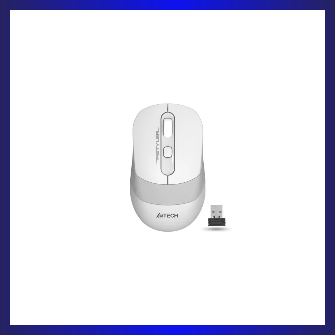 A4Tech FStyler FG10 Wireless Mouse (White)
