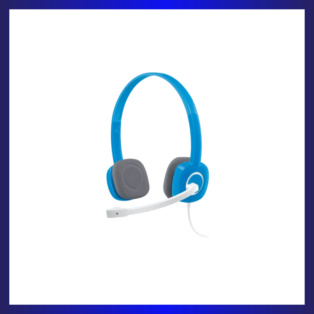 Logitech H150 Stereo Headset (Sky Blue)