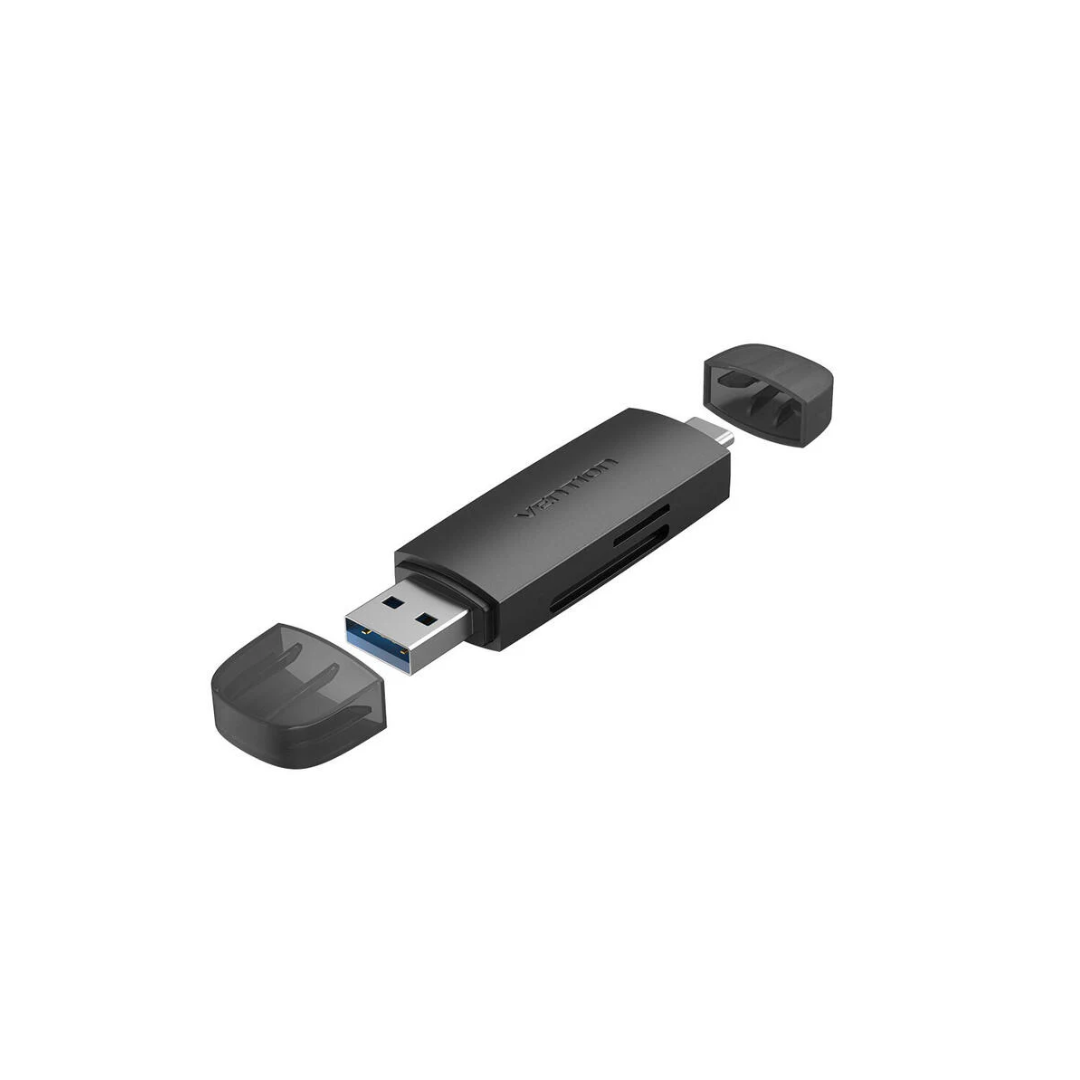 Vention 2-in-1 Type-C and USB 3.0 SD & TF Card Reader (CLKB0)