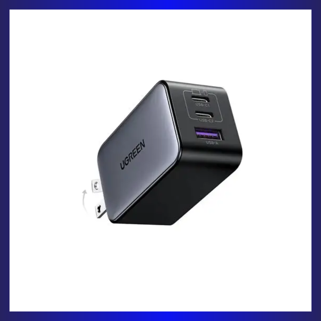 UGREEN Nexode 65W 3-Port Charger (Black)