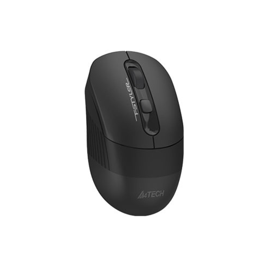 A4Tech FB10C | Optical Sensor | Bluetooth & 2.4GHz Wireless | Multi-Device Support | Adjustable 2400 DPI | Stone Black