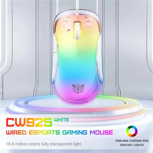 Onikuma CW925 RGB Wired eSports Gaming Mouse