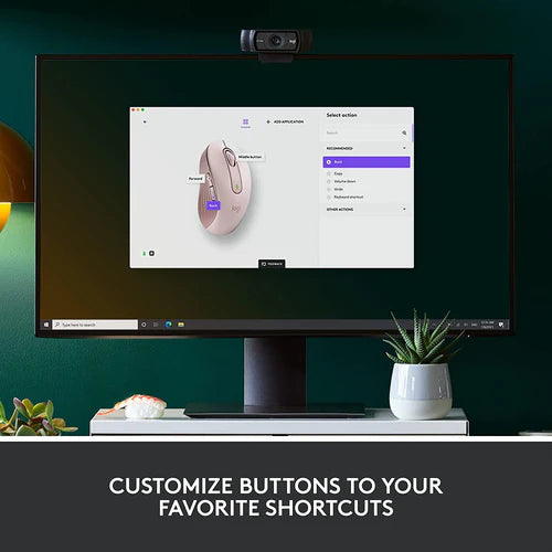 Logitech M650 Signature Wireless Mouse Rose