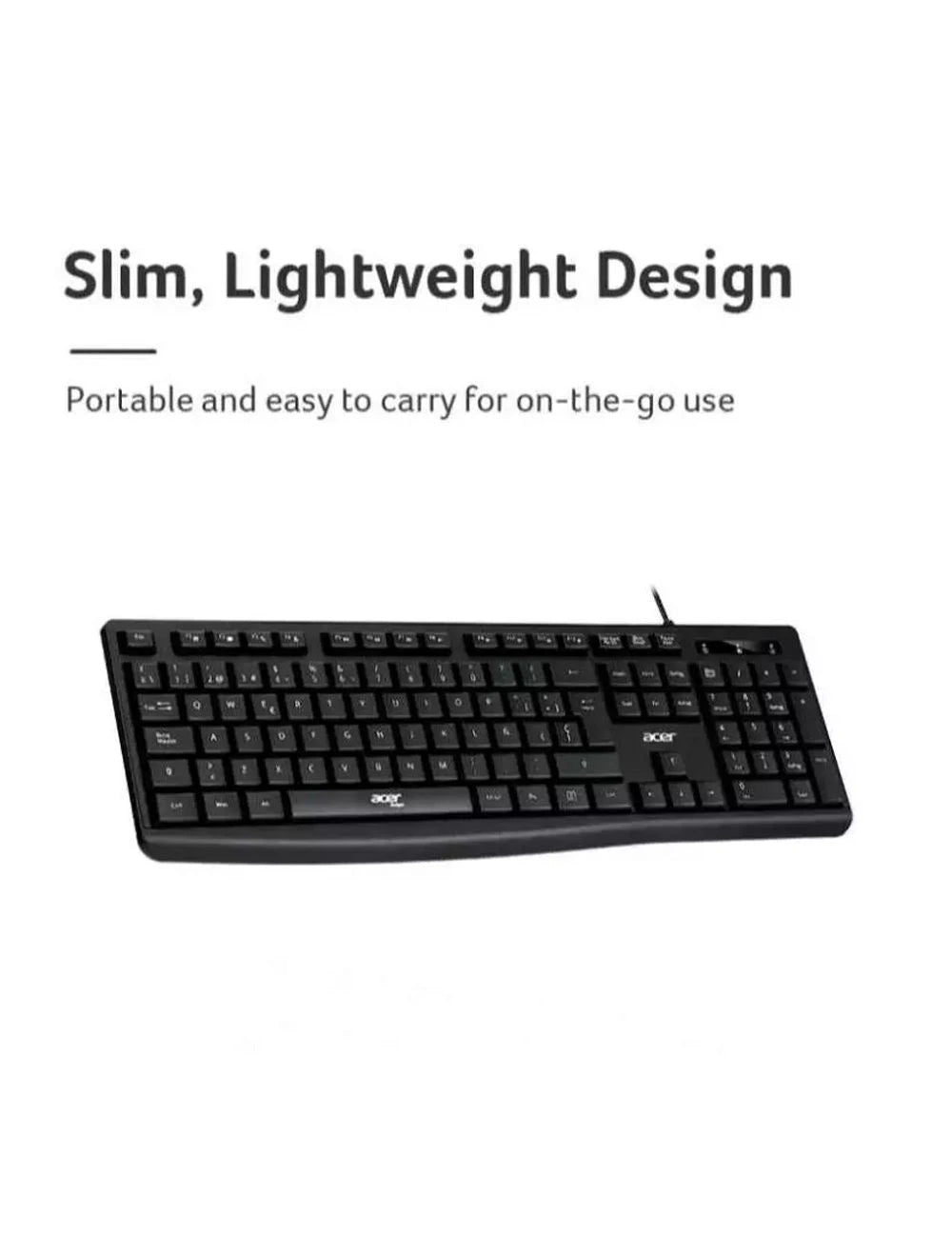 Acer EAK040 Wired Combo Keyboard and Mouse