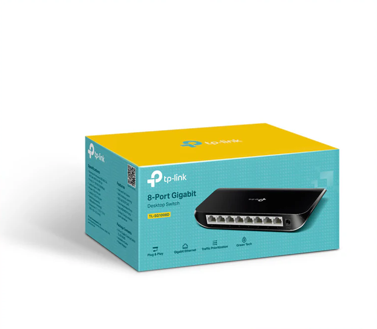 TP-LINK TL-SG1008D 8-Port Gigabit Desktop Switch
