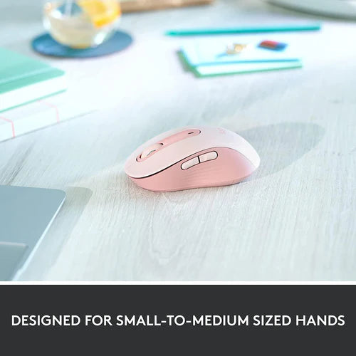 Logitech M650 Signature Wireless Mouse Rose