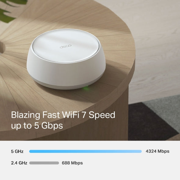 TPLINK DECO BE25 1PACK MESH WIFI 7 WH