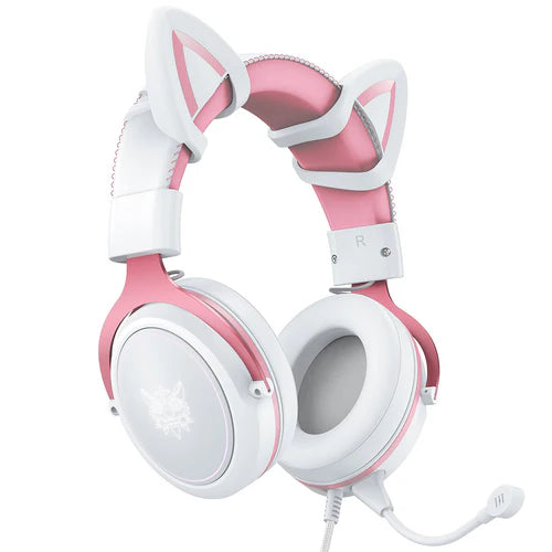 Onikuma X10 Cat Wired Professional Gaming Headset with Noise Cancellation Microphone