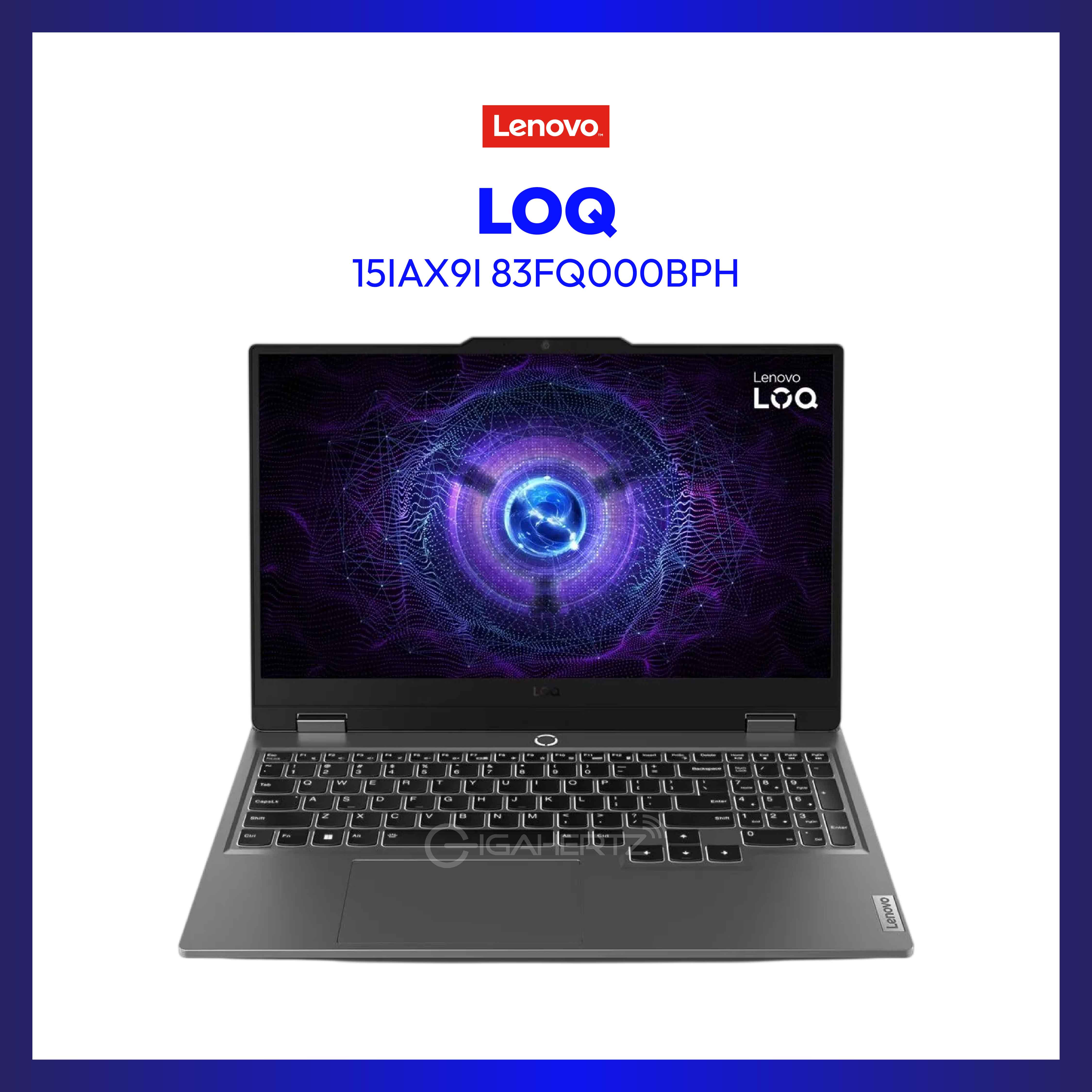 Lenovo LOQ 15IAX9I 83FQ000BPH | 15.6" FHD | i5-12450HX | Intel® Arc™ A530M | 8 GB RAM | 512 GB SSD | WIN11