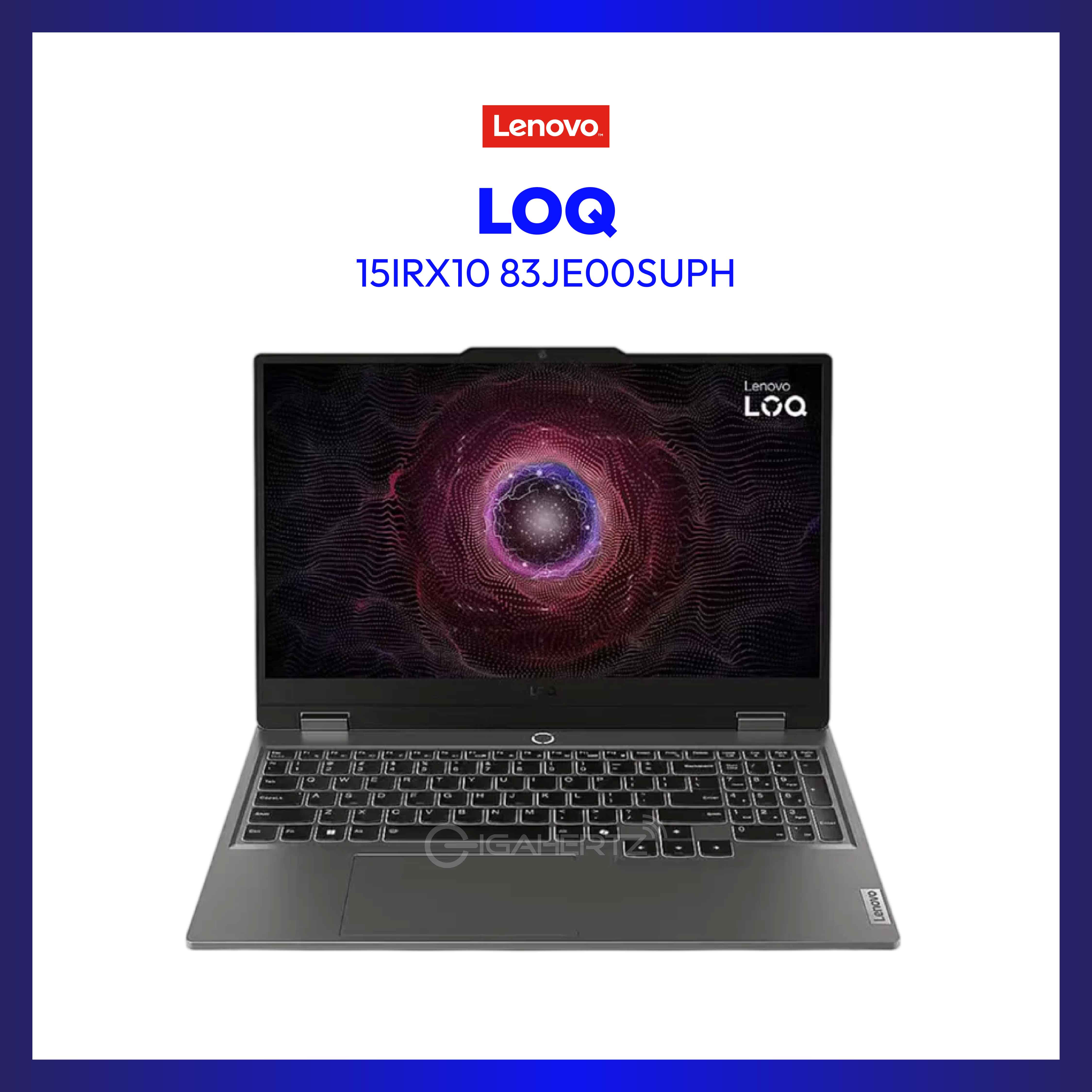 Lenovo LOQ 15IRX10 83JE00SUPH | 15.6in FHD 144Hz | Intel Core i5-13450HX | 16GB DDR5 | 512GB SSD | RTX 5060, 8GB