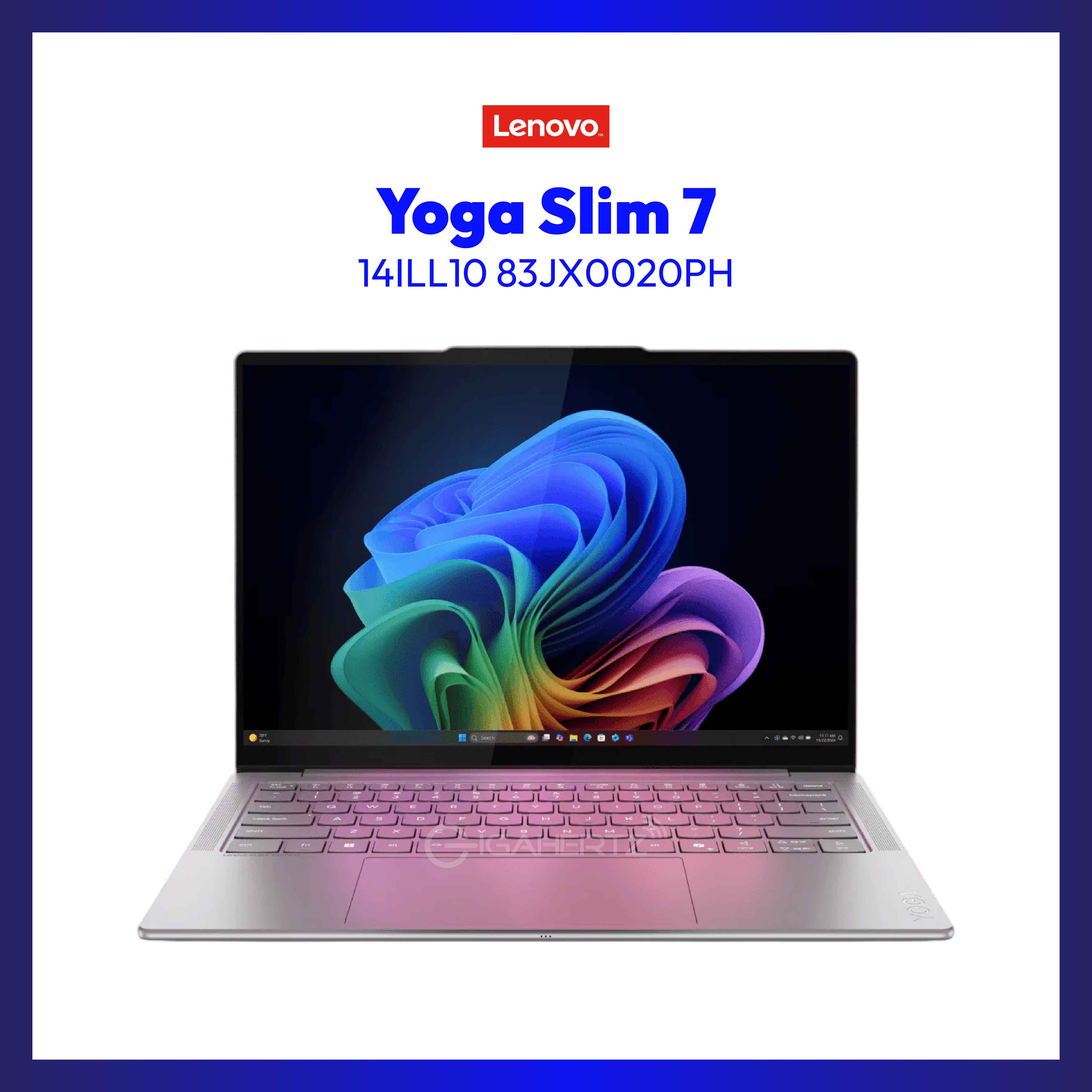 Lenovo Yoga Slim 7 14ILL10 83JX0020PH | 14" WQXGA + OLED | Intel® Core™ Ultra 5 226V |  Intel® Arc™ Graphics | 16 GB RAM | 1 TB SSD | WIN 11