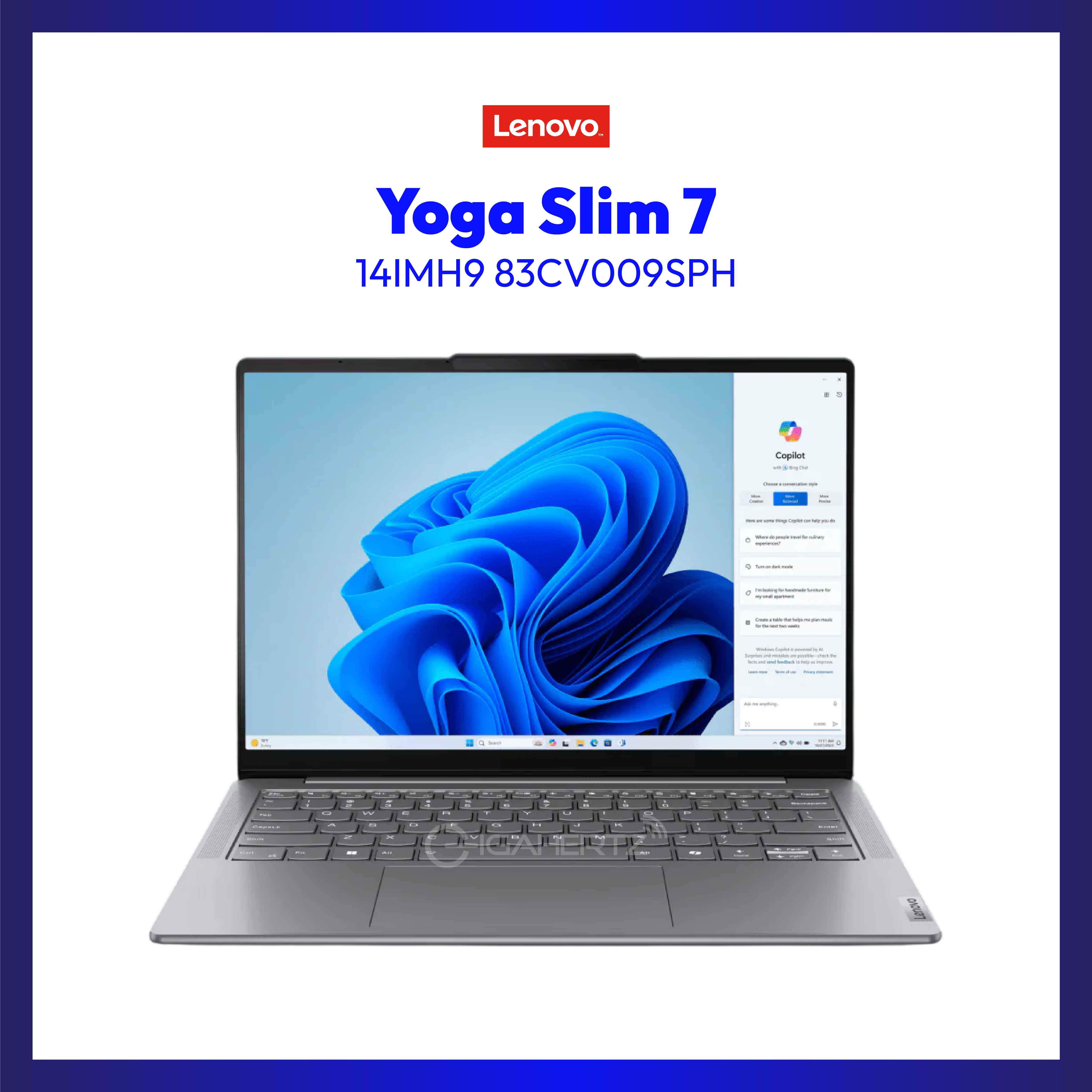 Lenovo Yoga Slim 7 14IMH9 83CV009SPH |  Intel Ultra 7 | 14" WUXGA | Intel® Arc™ Graphics |   1TB SSD | 32GB RAM | WIN 11