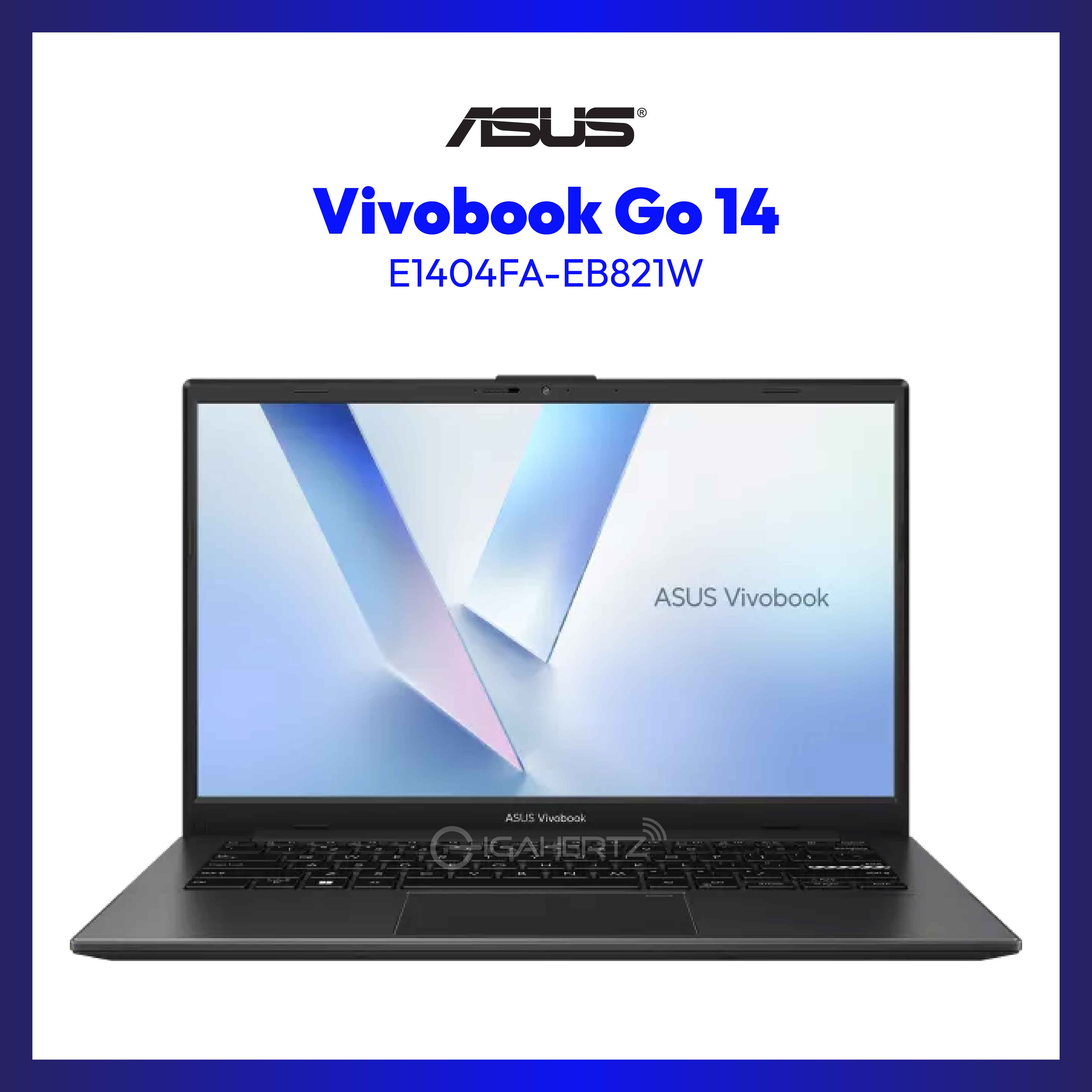 Asus Vivobook Go 14 E1404FA-EB821W 14″ FHD | Ryzen 3 7320U | 8GB LPDDR5 | 512GB SSD | Black