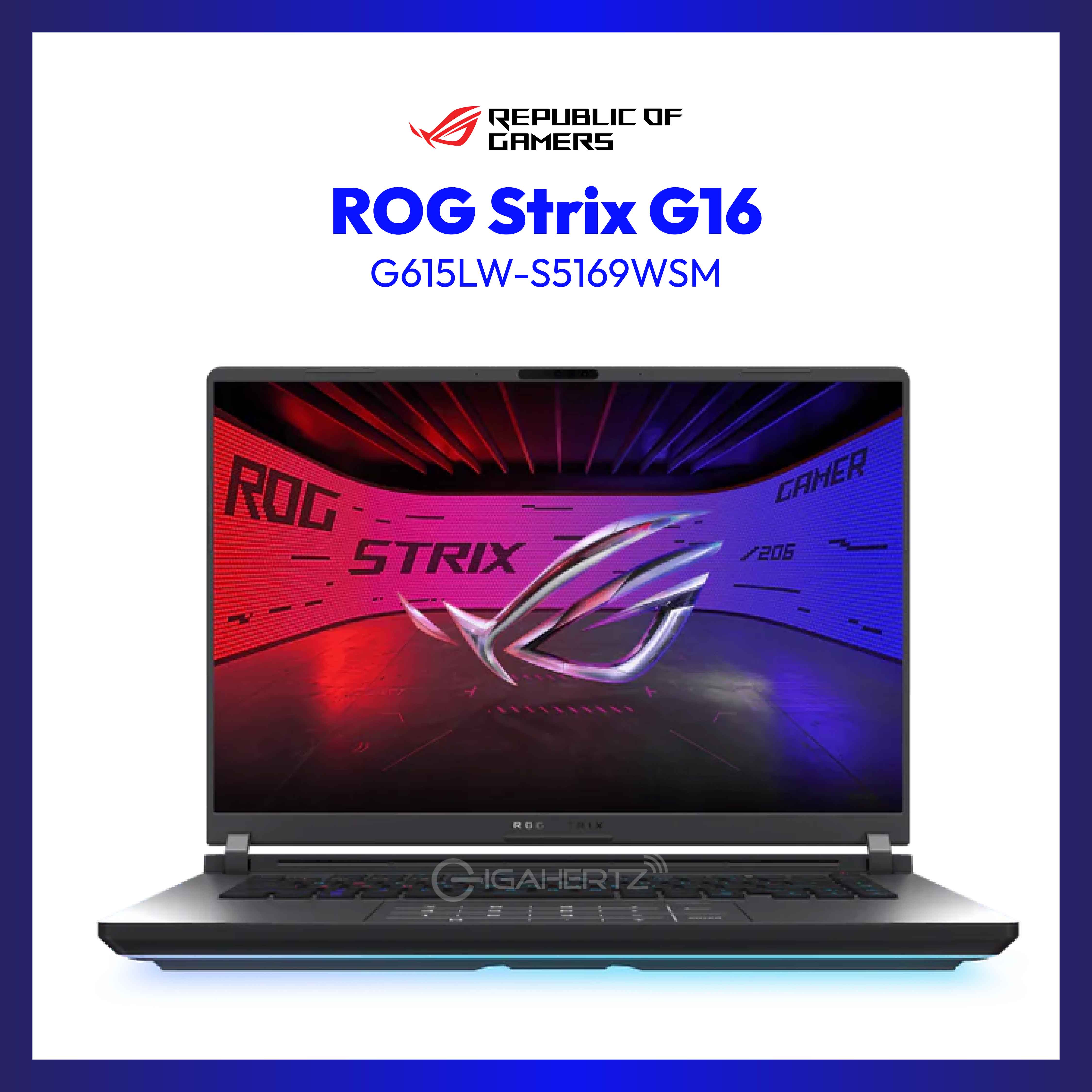 ASUS ROG Strix G16 G615LW-S5169WSM | ULTRA 9 275HX RTX5080 | 1TB SSD | 32GB RAM | WIN 11