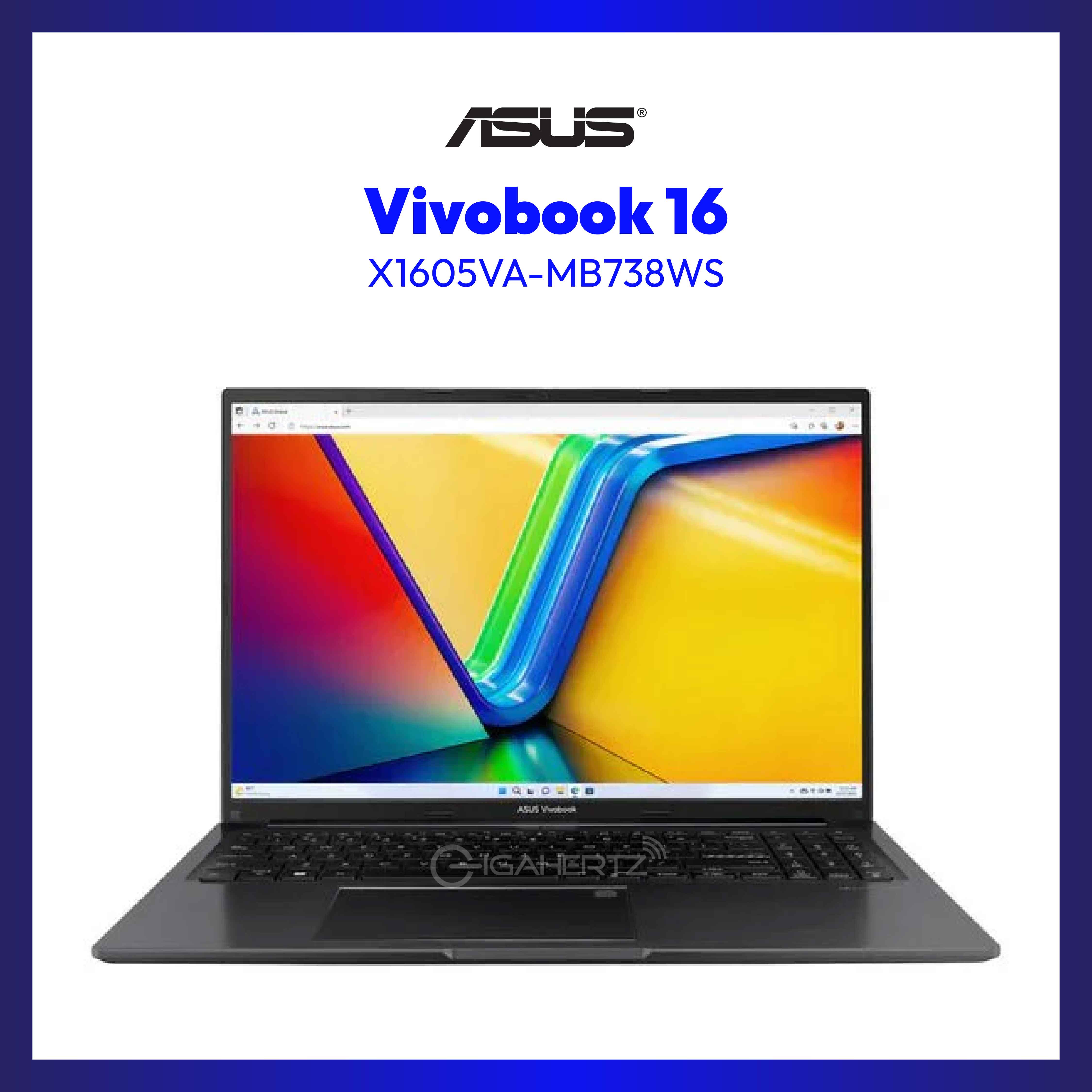 Asus Vivobook 16 X1605VA-MB738WS | 16" IPS | i9-13900H | Iris Xe | 16GB RAM | 512GB SSD | WIN 11