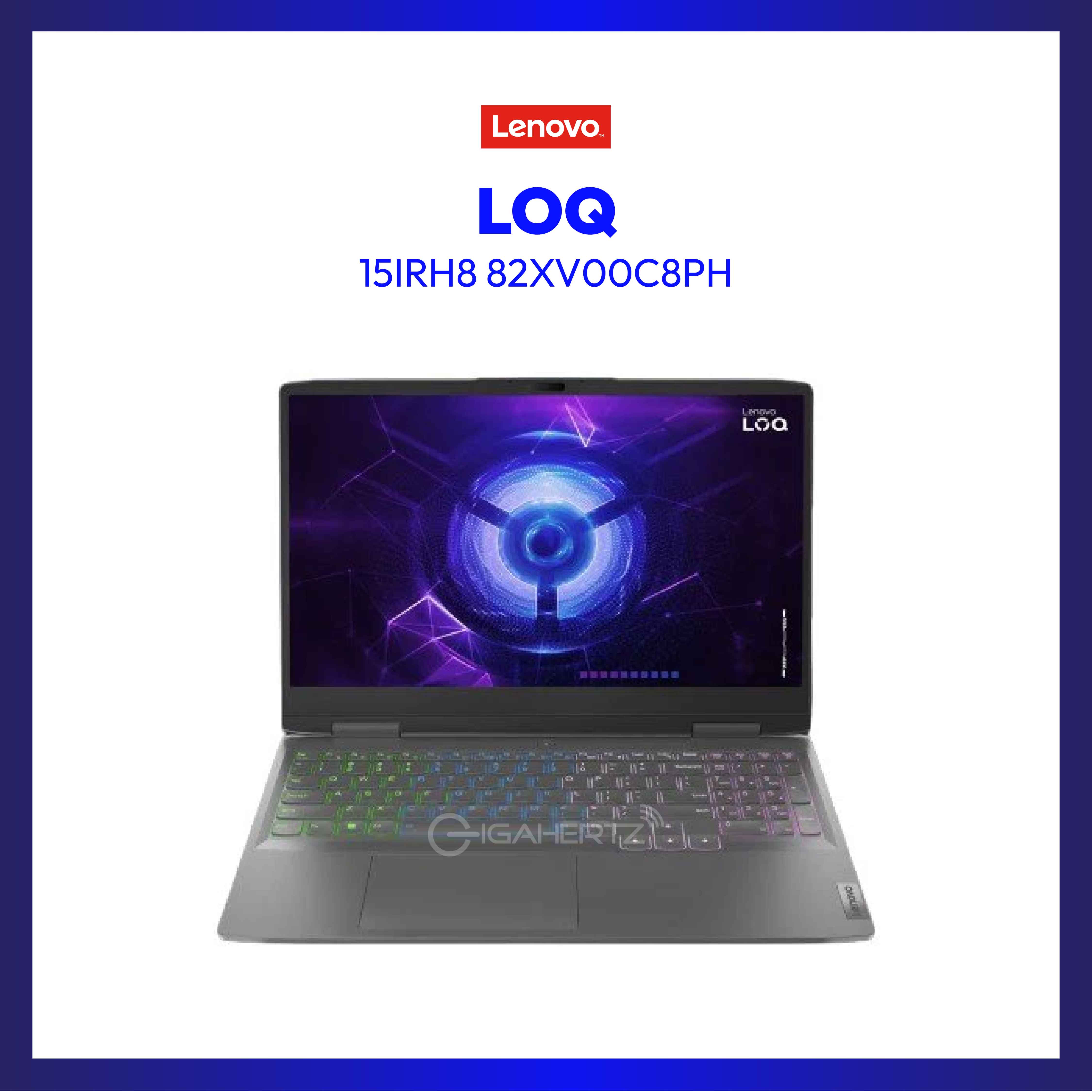 Lenovo LOQ 15IRH8 82XV00C8PH | 15.6" FHD | i5-12450H | GeForce® RTX 4050 | 8GB RAM | 512GB SSD | WIN 11