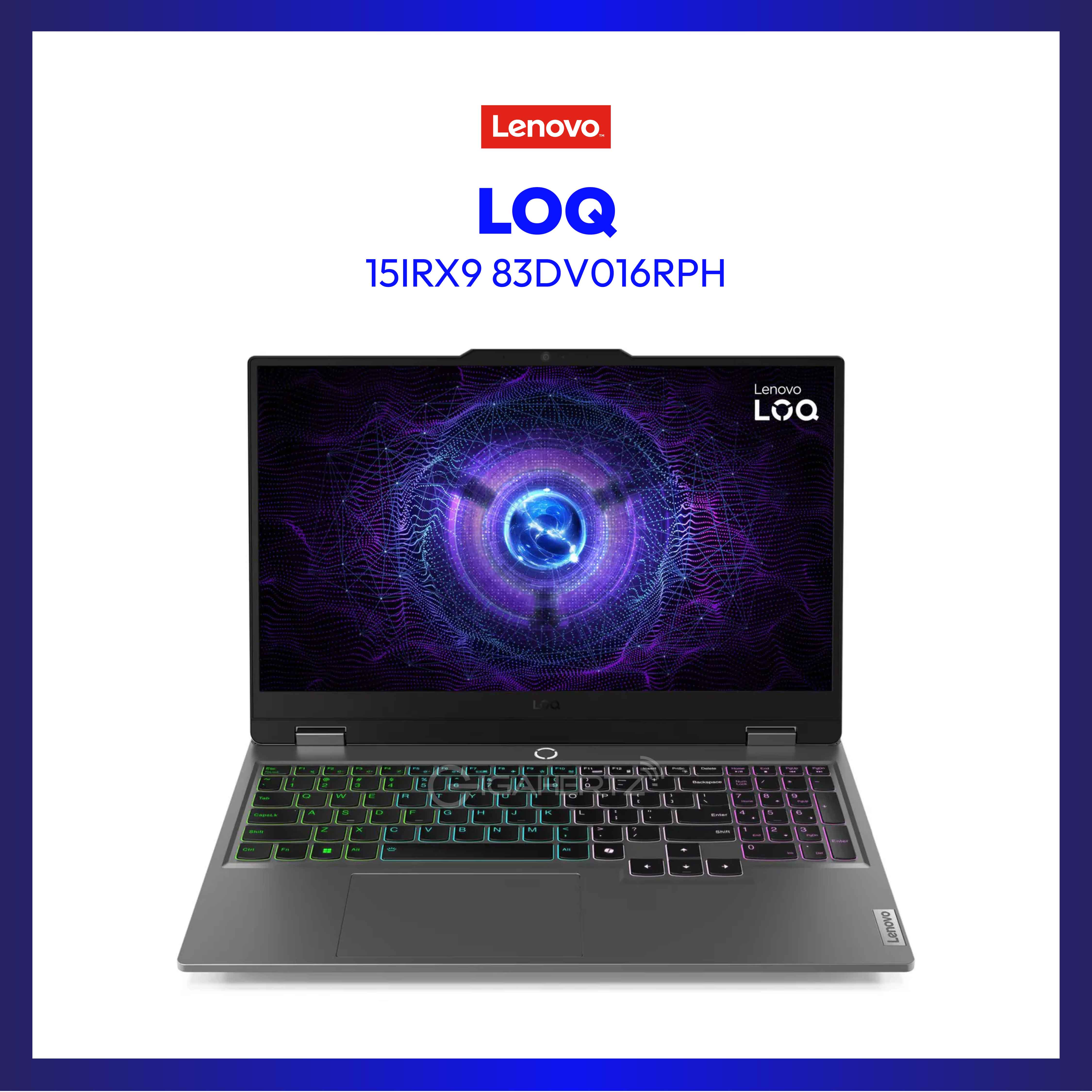 Lenovo LOQ 15IRX9 83DV016RPH | 15.6" FHD | i5-13450HX | RTX™ 4050 | 8 GB RAM | 512 GB SSD | WIN 11