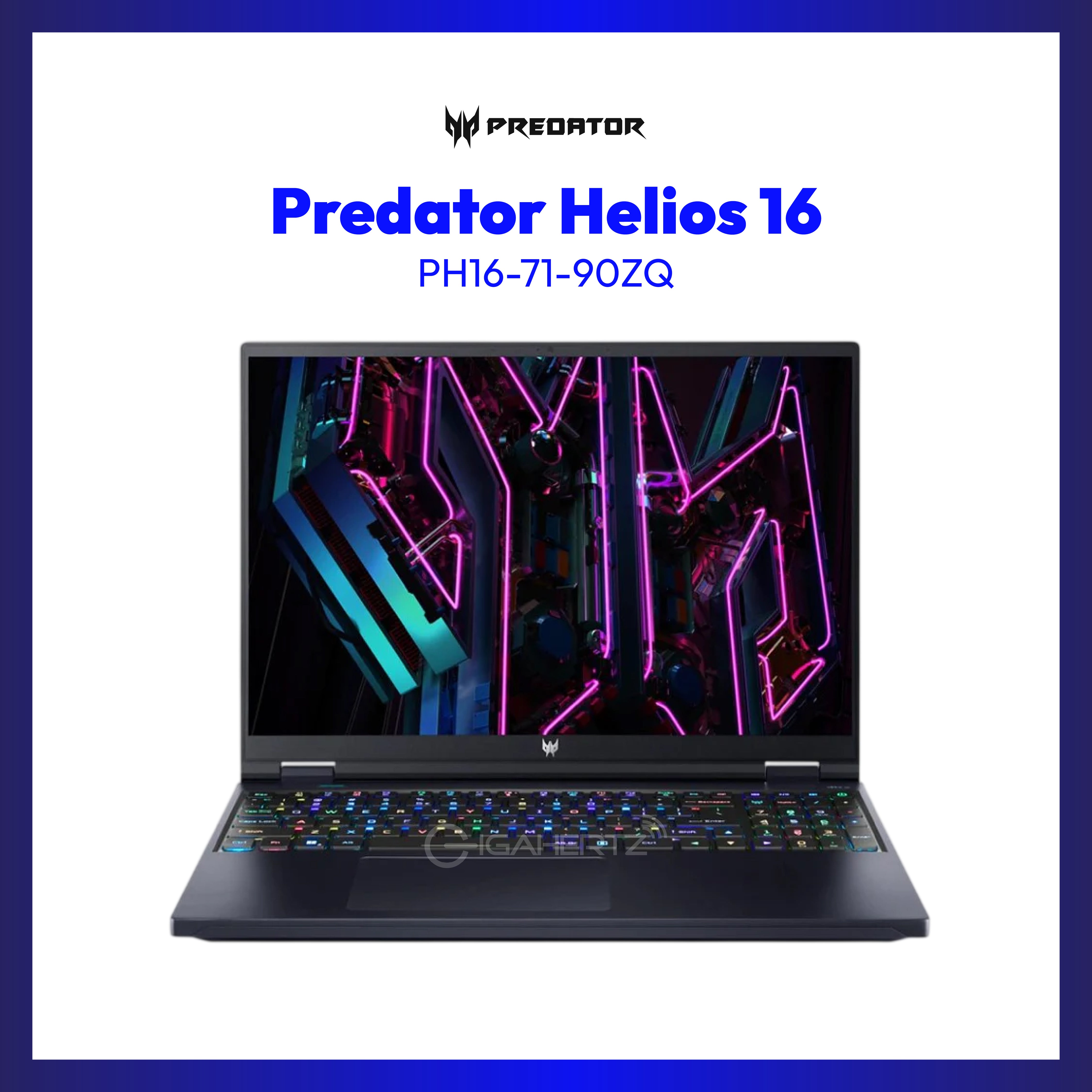 Acer Predator Helios 16 PH16-71-90ZQ Gaming Notebook | 16" LCD | i9-13900HX | GeForce RTX 4070 | 16GB RAM | 1TB SSD | WIN 11