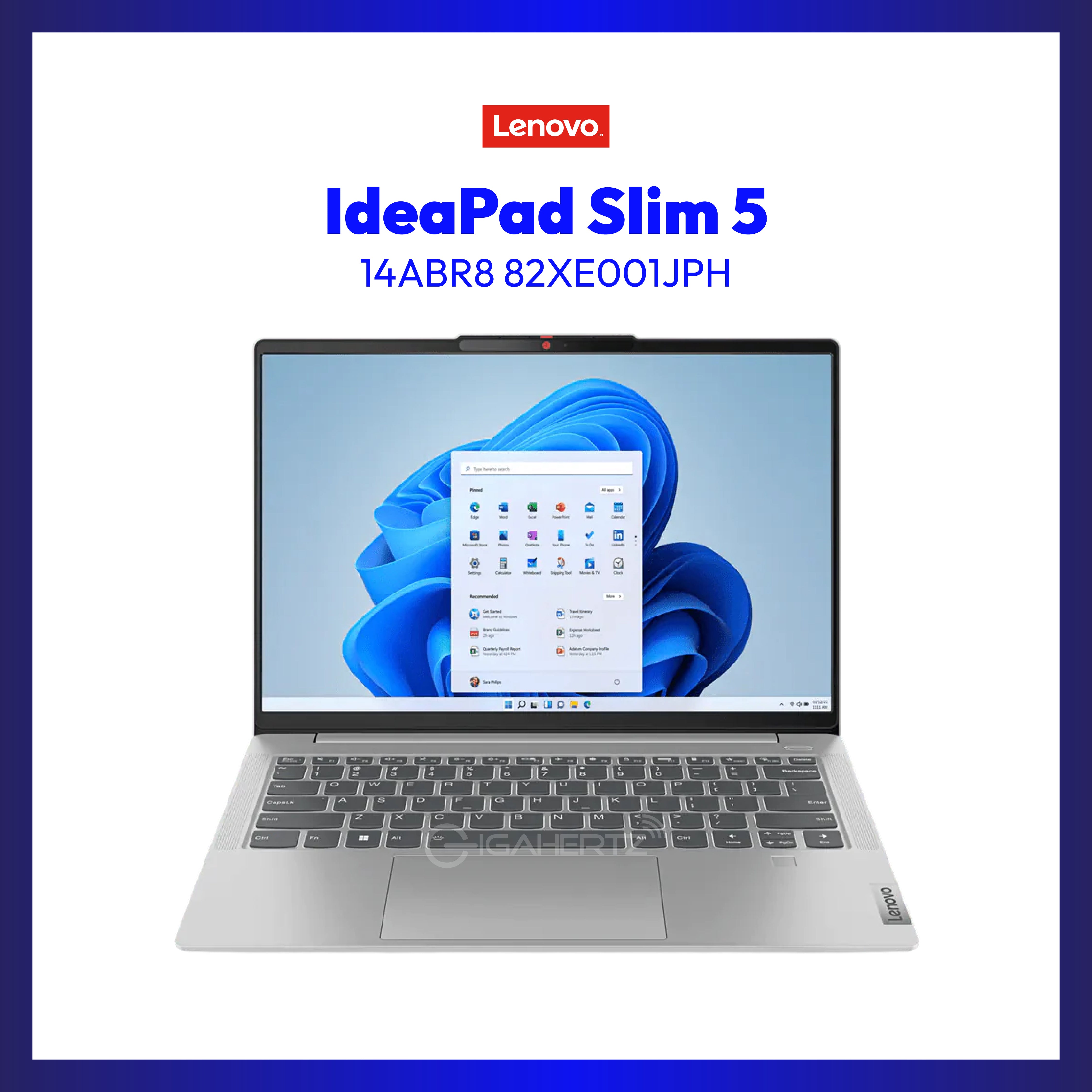 Lenovo IdeaPad Slim 5 14ABR8 82XE001JPH | 14" WUXGA | Ryzen™ 5 7530U | Radeon™ Graphics | 16 GB RAM | 512 GB SSD | WIN 11