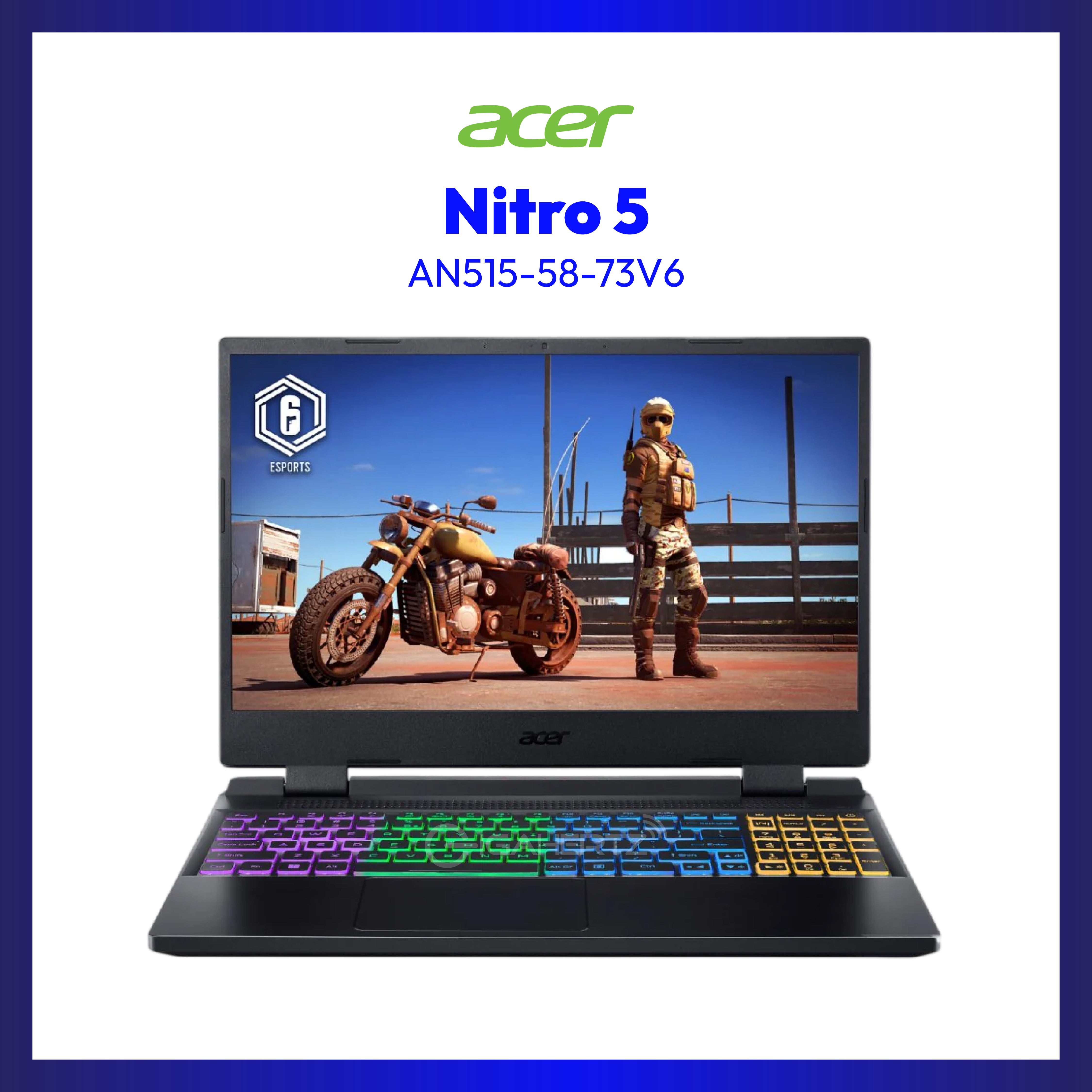 Acer Nitro 5 AN515-58-73V6 | 15.6" FHD | i7-12650H | GeForce RTX 4060 | 88GB RAM | 512GB SSD | WIN 11