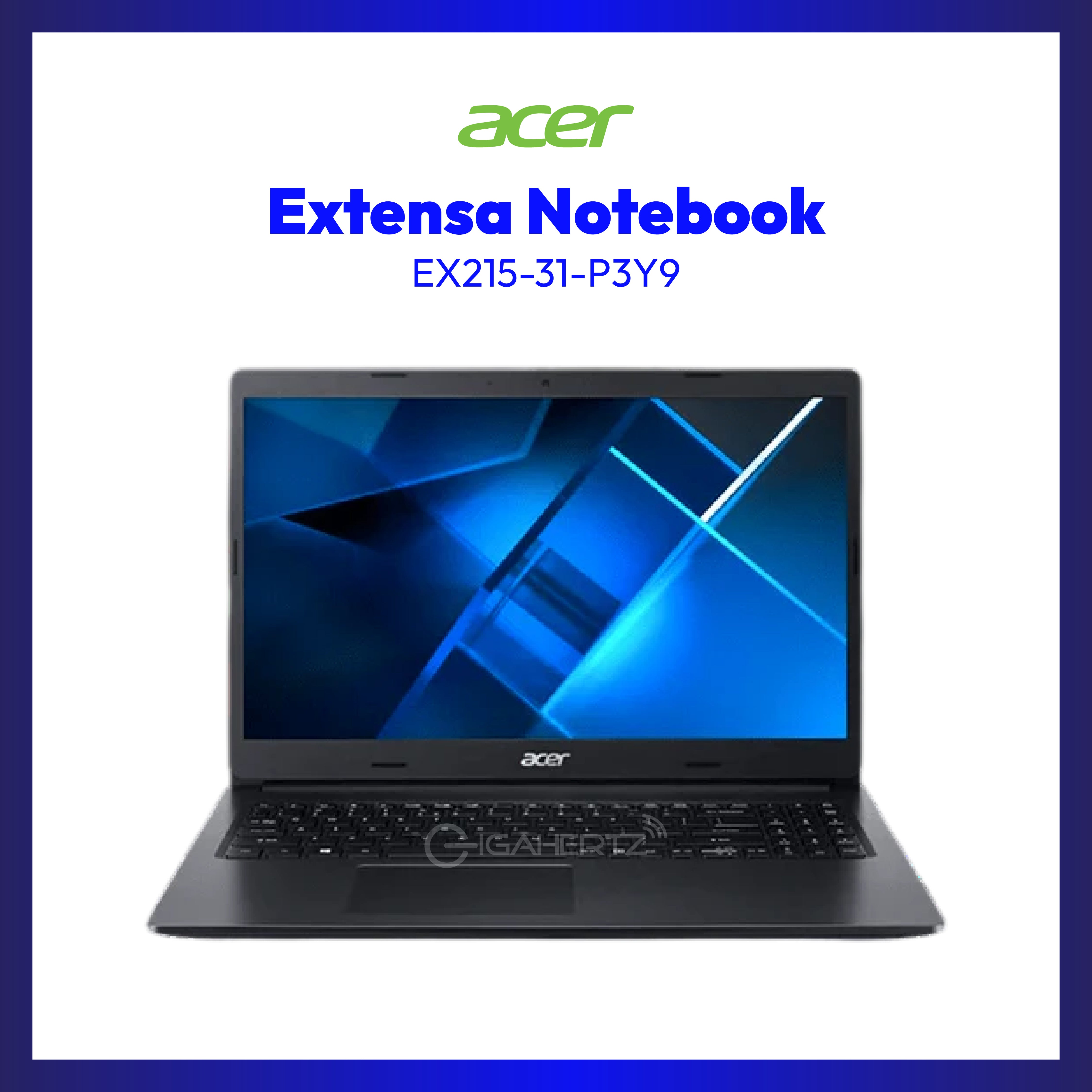 Acer Extensa EX215-31-P3Y9 Notebook Laptop | 15.6" FHD | Pentium Silver N5030 | UHD Graphics 605 | 4GB RAM | 256GB SSD | WIN 10
