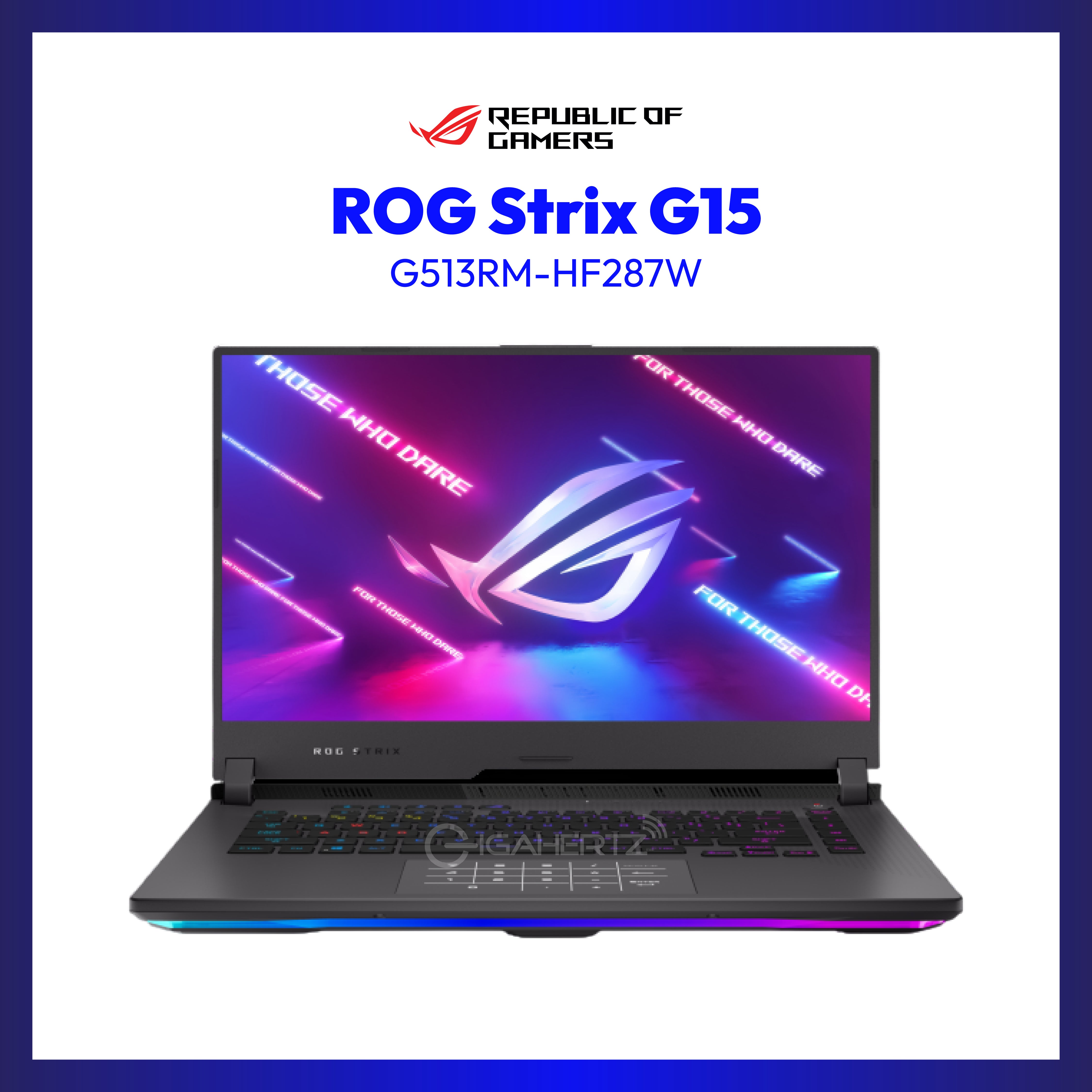 Asus ROG Strix G15 G513RM-HF287W | 15.6" FHD | Ryzen 7 6800H | GeForce RTX 3060 | 16GB RAM | 512GB SSD | WIN 11