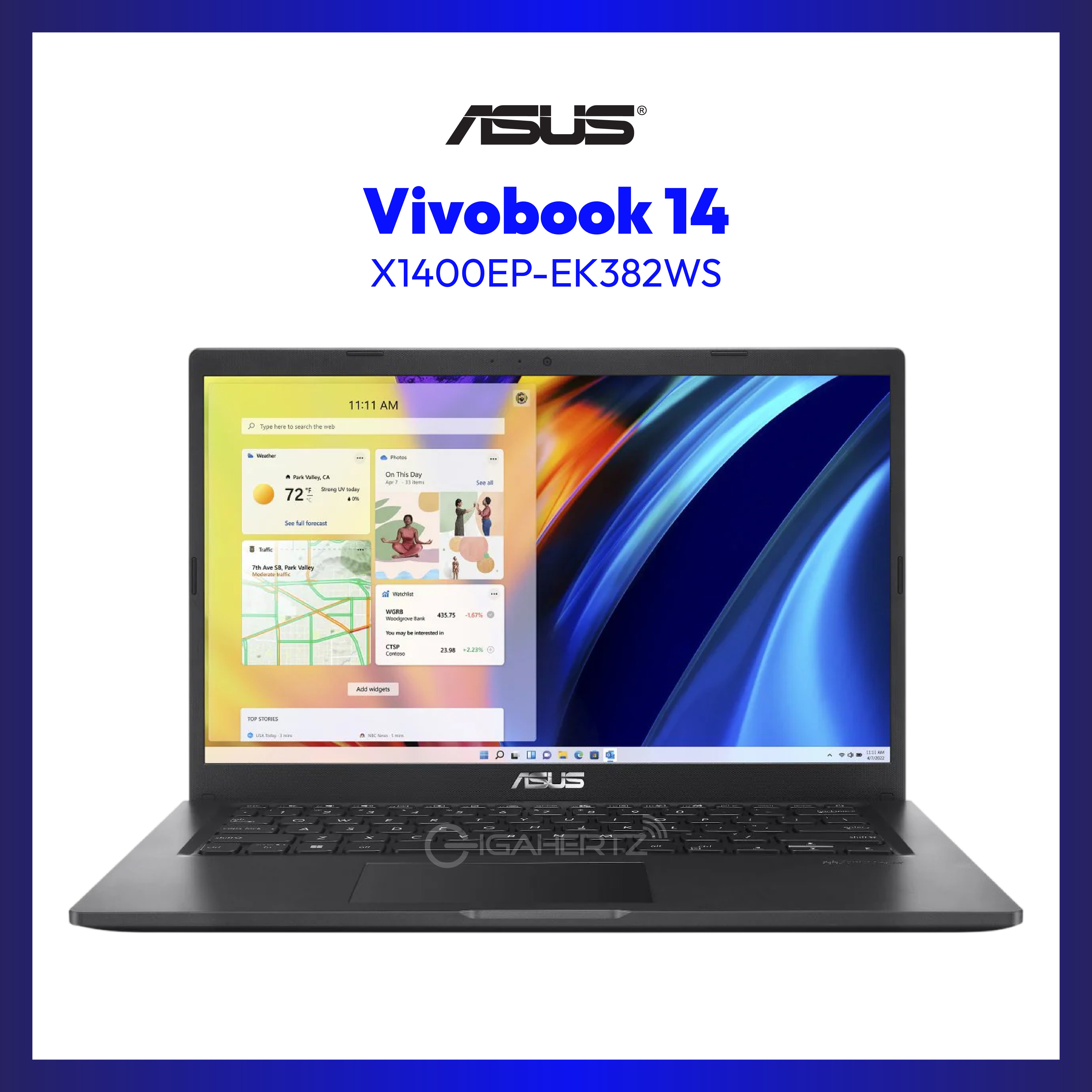 Asus Vivobook 14 X1400EP-EK382WS | 14" FHD | i3-1115G4 | GeForce MX330 | 8GB RAM | 256GB SSD | WIN 11