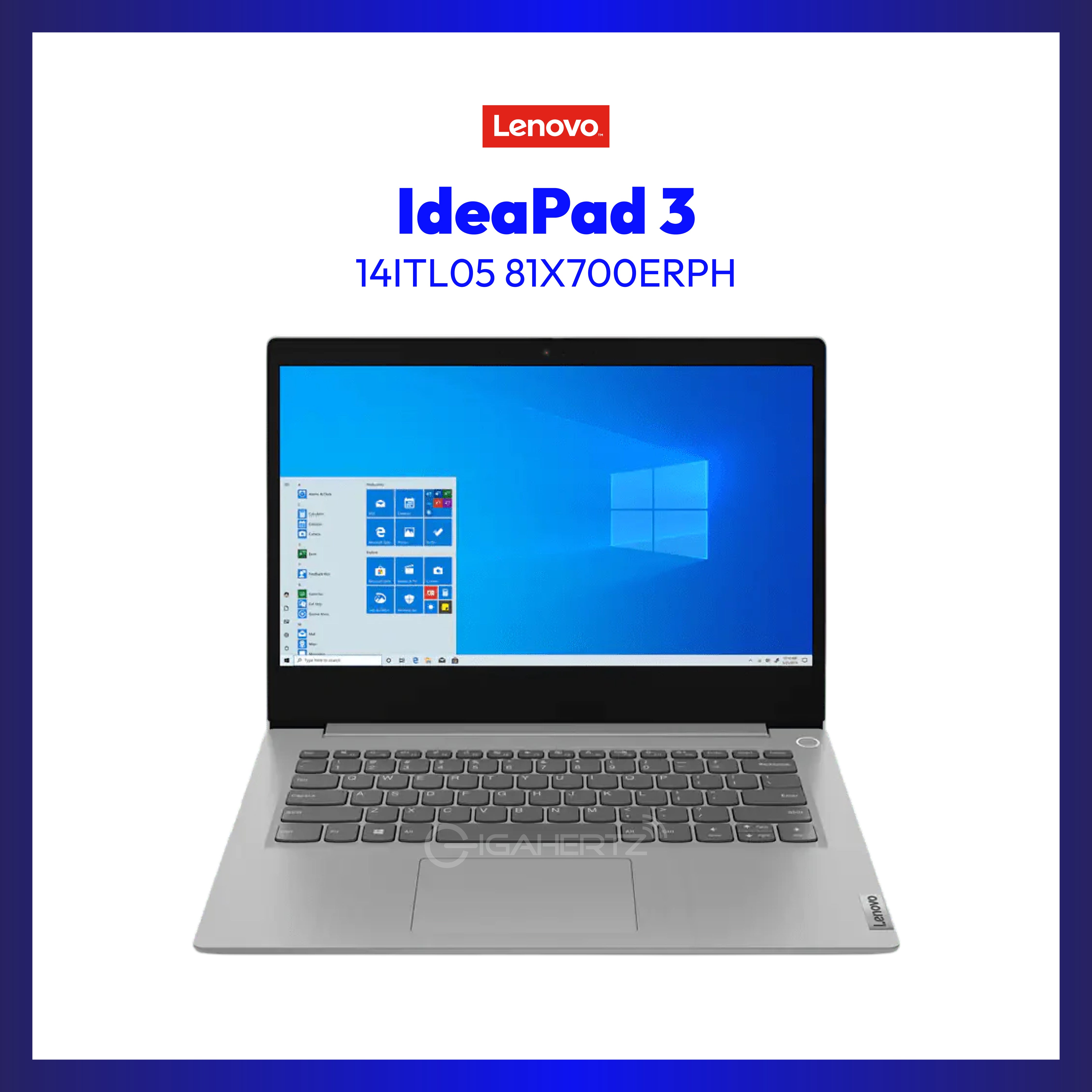 Lenovo IdeaPad 3 14ITL05 81X700ERPH | 14" FHD | i3-1115G4 | UHD Graphics | 4GB RAM | 512GB SSD | WIN 11