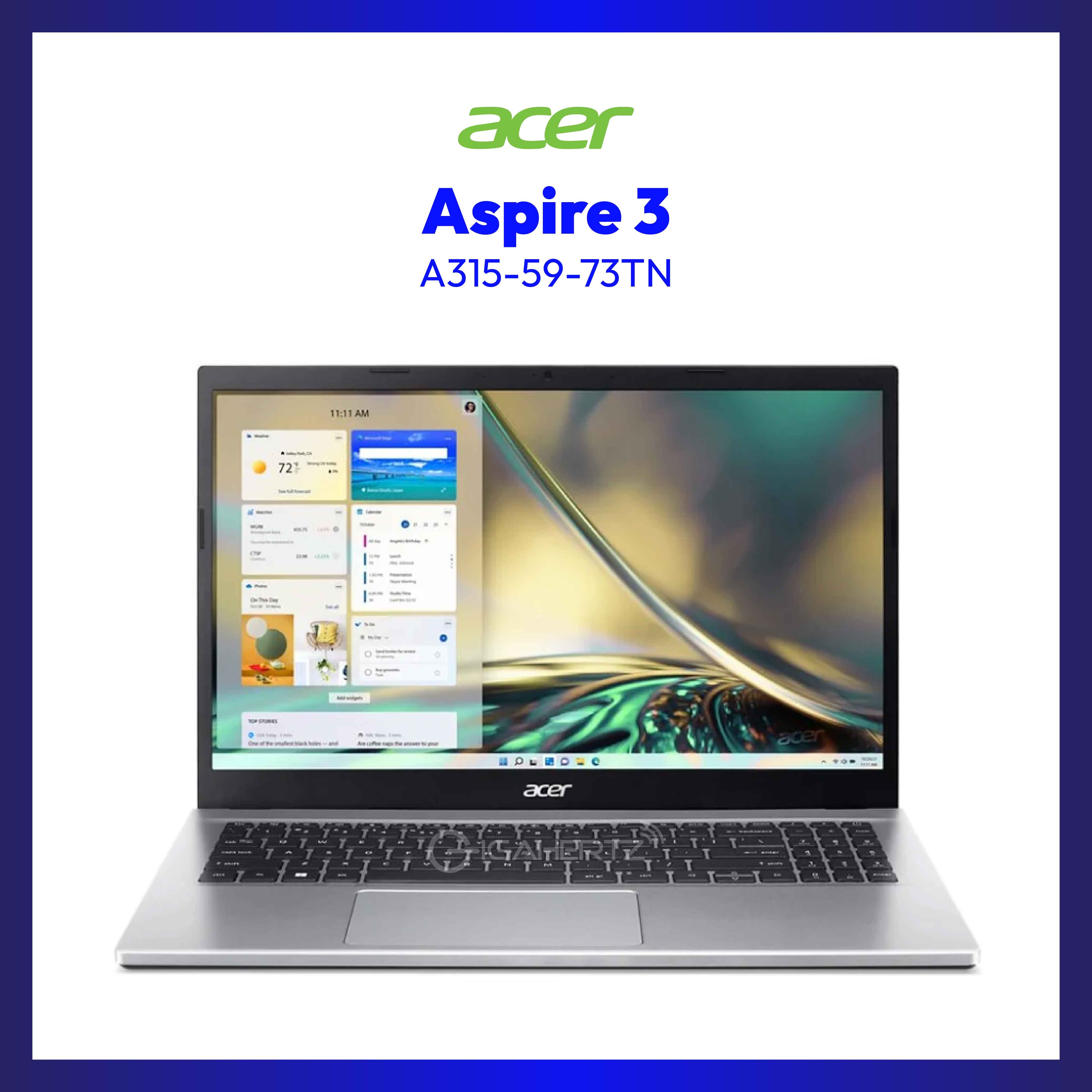 Acer Aspire A315-59-73TN Notebook | 15.6" | i7-1255U | Iris Xe Graphics | 8GB RAM | 512GB SSD | WIN 11