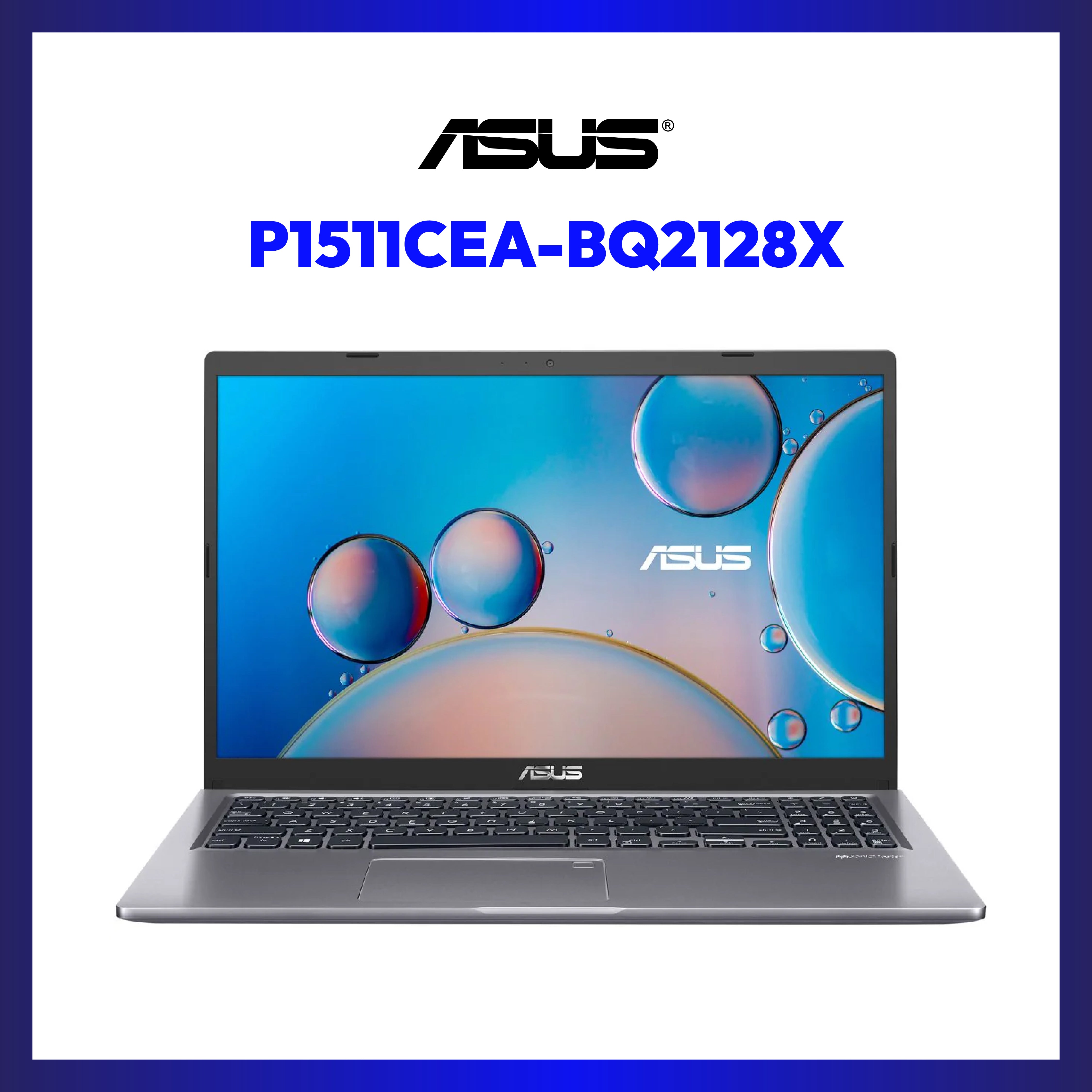 Asus P1511CEA-BQ2128X | 15.6" IPS | i7-1165G7 | Iris® Xᵉ Graphics | 16 GB RAM | 256 GB SSD | WIN 11