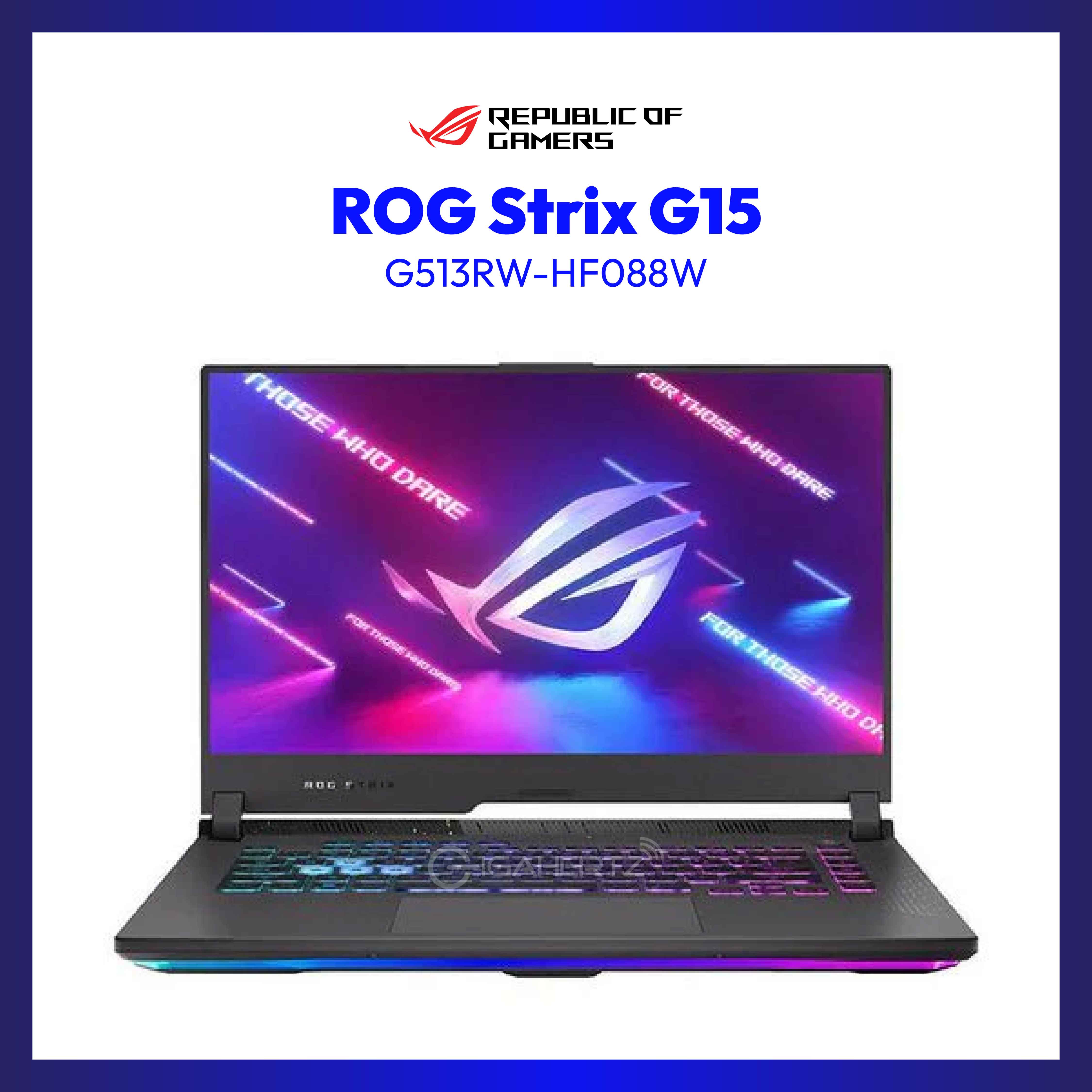 Asus ROG Strix G513RW-HF088W | 15.6" FHD | Ryzen 7 6800H | GeForce RTX 3070 | 16GB RAM | 512GB SSD | WIN 11