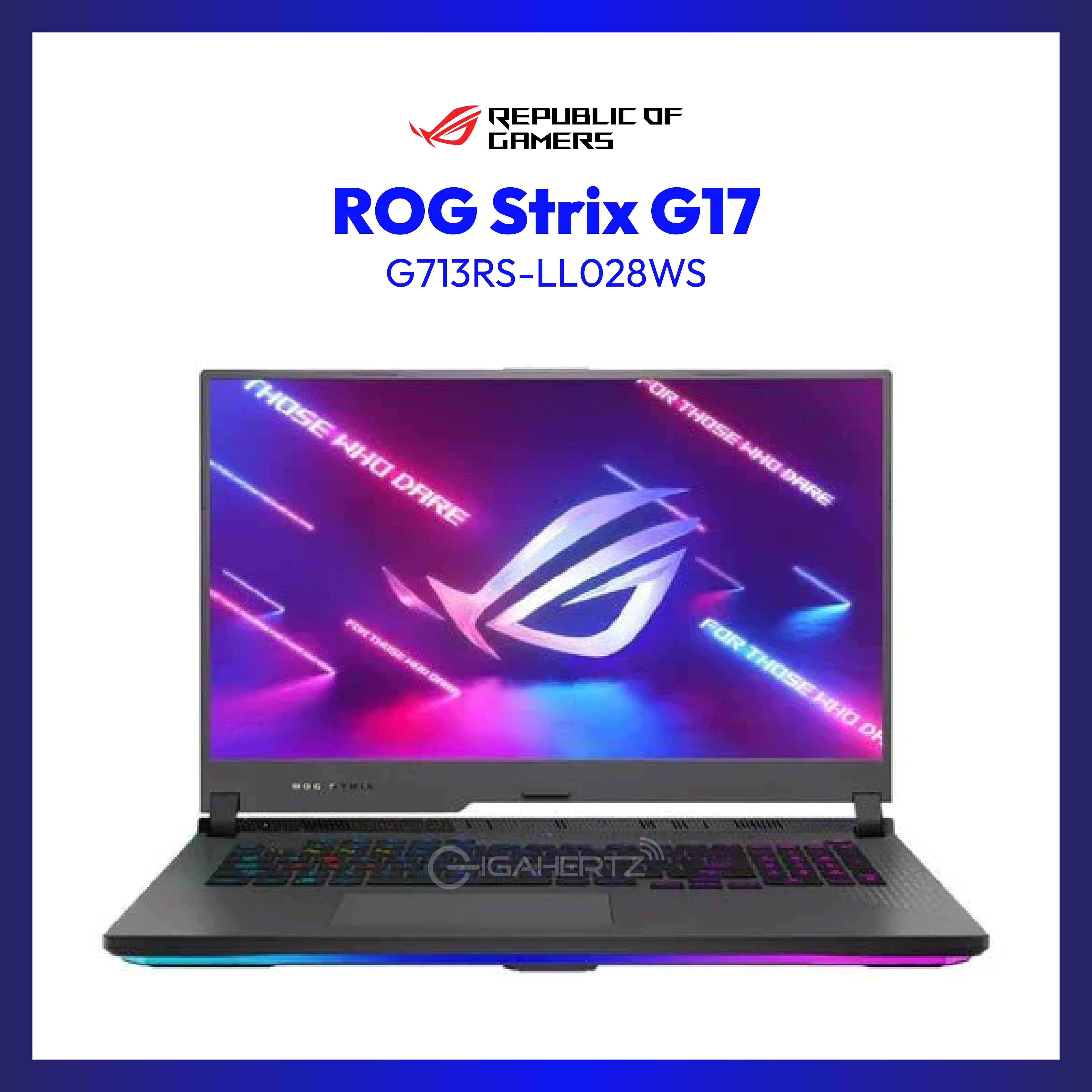 Asus ROG Strix G713RS-LL028WS | 17.3" IPS | Ryzen 9 6900HX | GeForce RTX 3080 | 32GB RAM | 1TB SSD | WIN 11