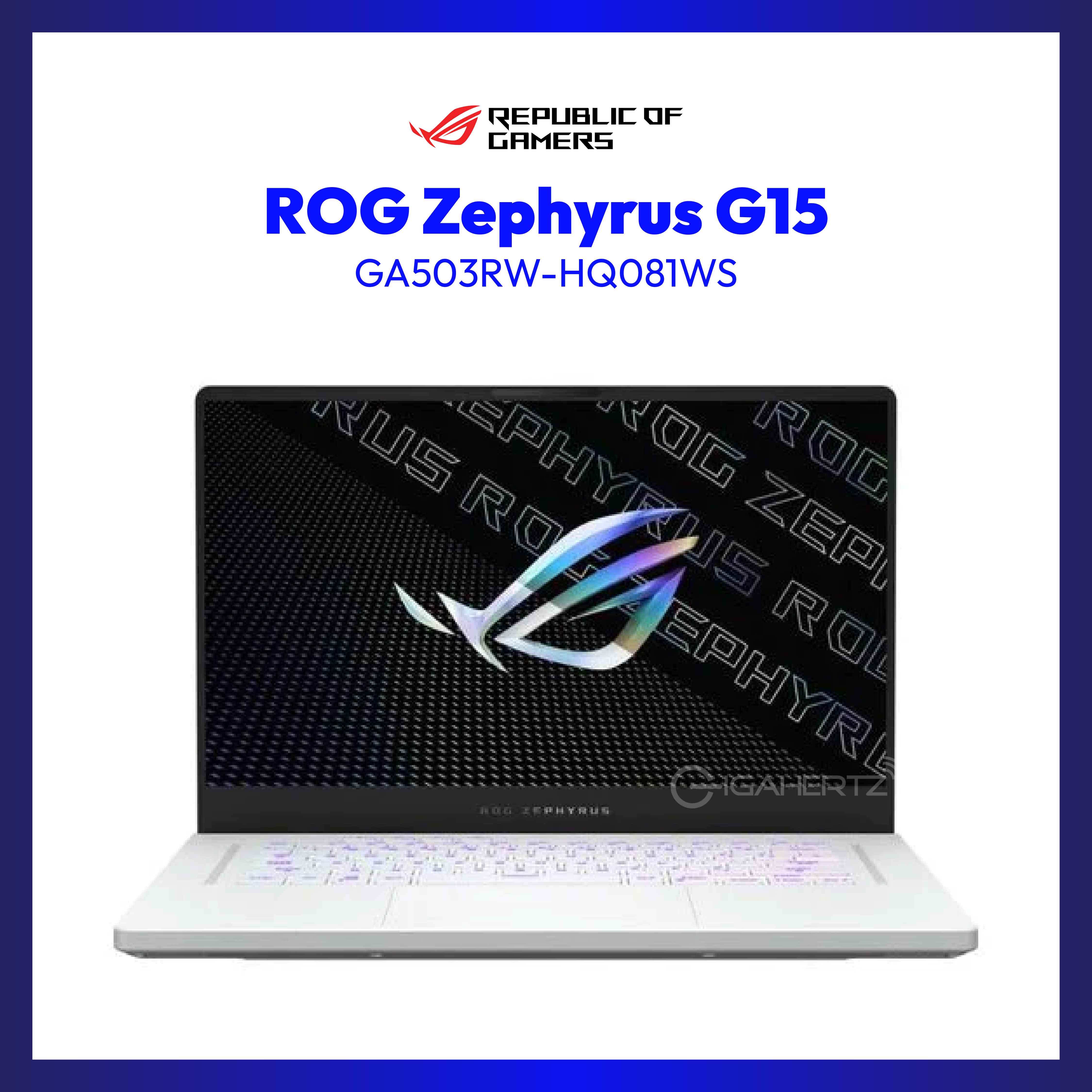 Asus ROG Zephyrus G15 GA503RW-HQ081WS | 15.6" QHD | Ryzen 7 6800HS | GeForce RTX 3070 | 32GB RAM | 1TB SSD | WIN 11