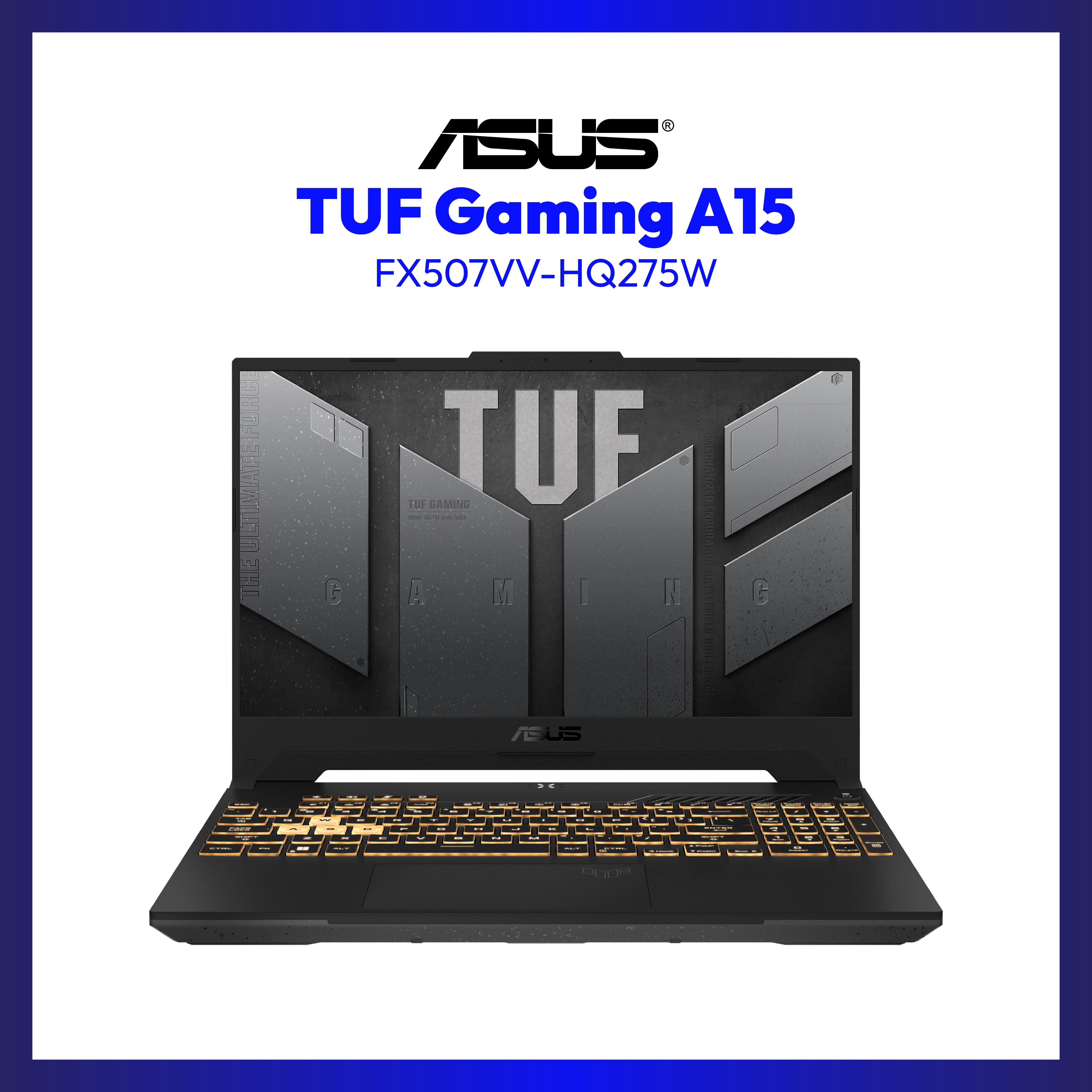 Asus TUF Gaming F15 FX507VV-HQ275W Gaming Laptop | 15.6" WQHD | i7-13620H | GeForce RTX 4060 | 16GB RAM | 512GB SSD | WIN 11