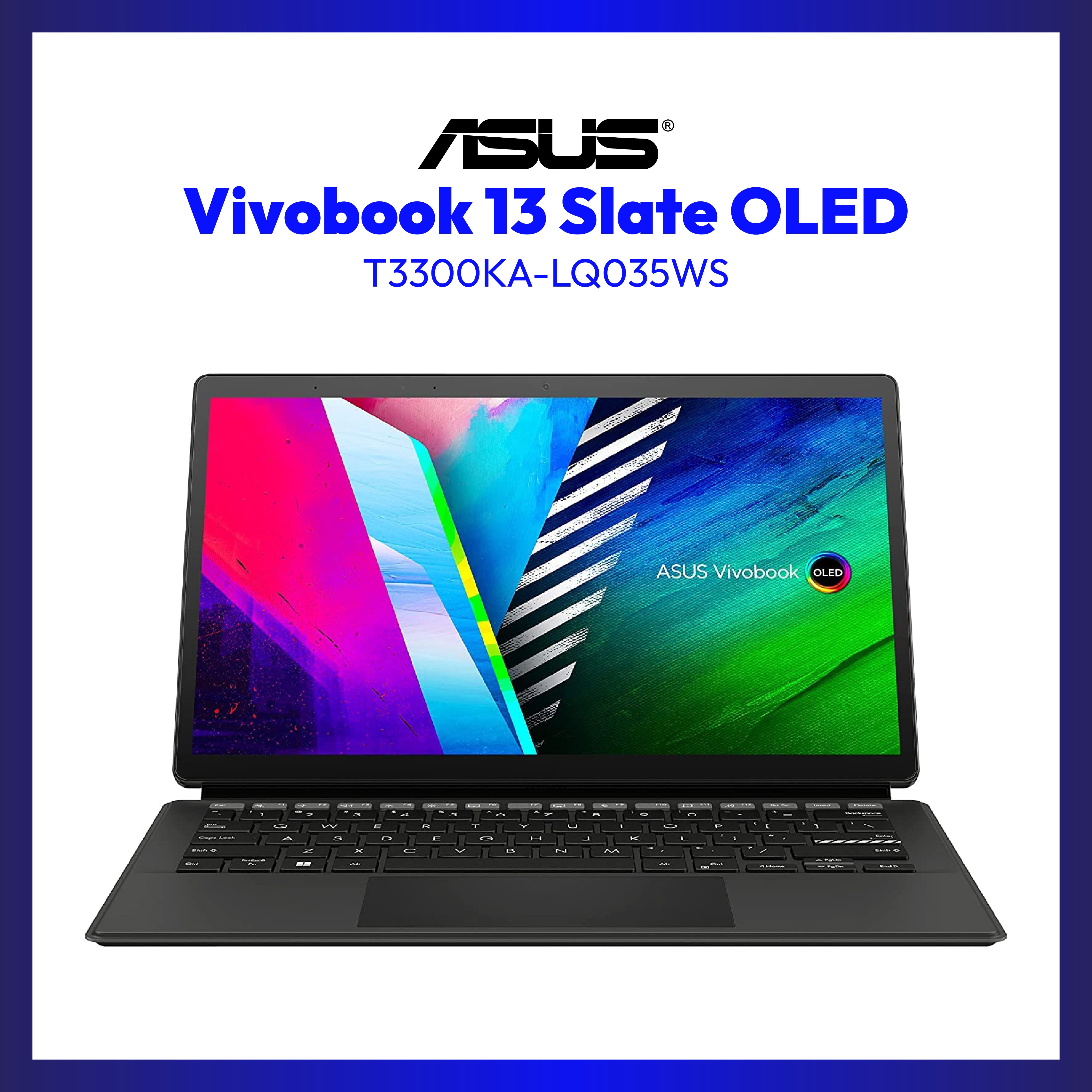 Asus Vivobook 13 Slate OLED T3300KA-LQ035WS | Pentium® Silver N6000 | Intel® UHD Graphics | 4 GB RAM | 128 GB SSD | WIN 1