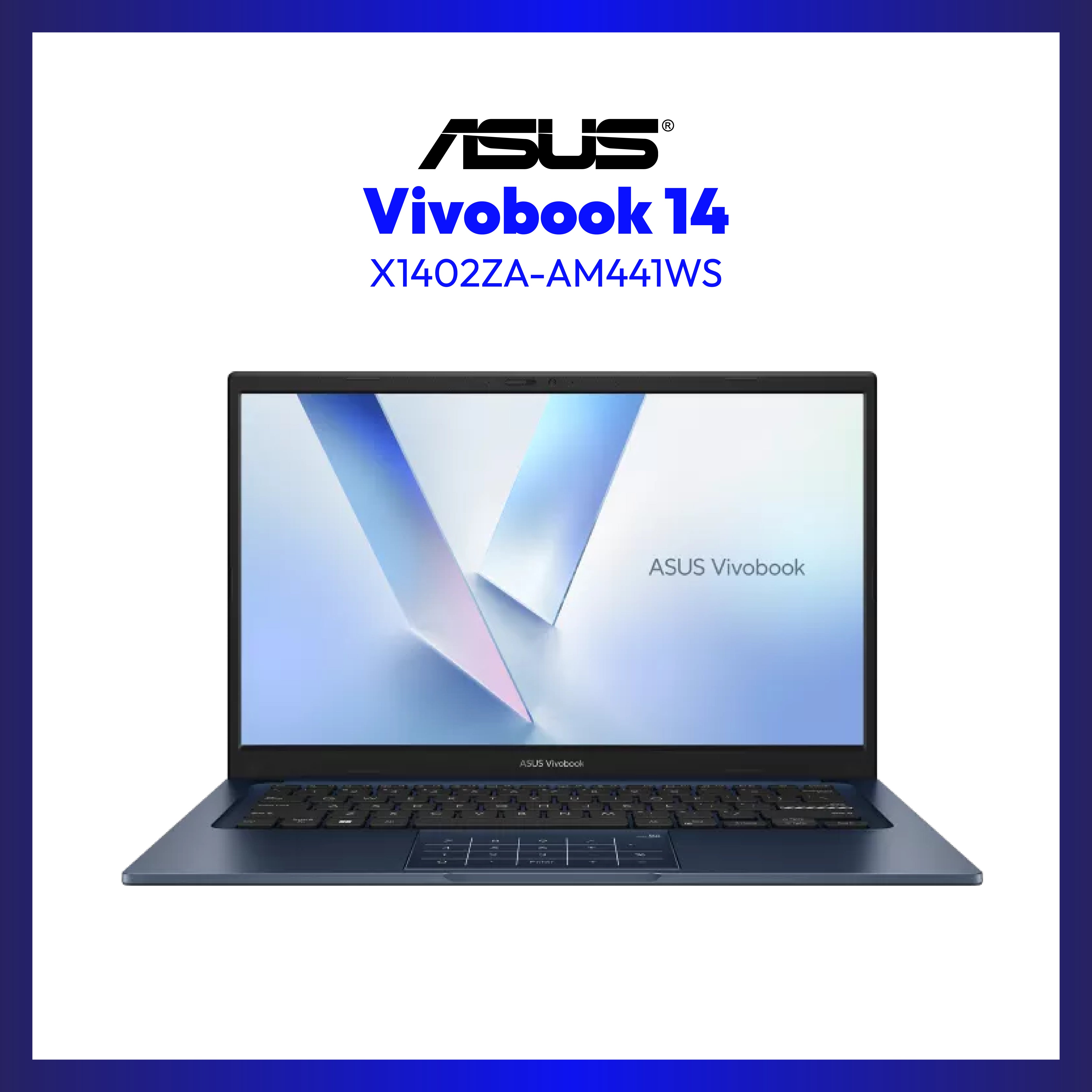Asus Vivobook 14 X1402ZA-AM441WS | 14" FHD | i7-1260P | UHD Graphics | 8GB RAM | 512GB SSD | WIN 11